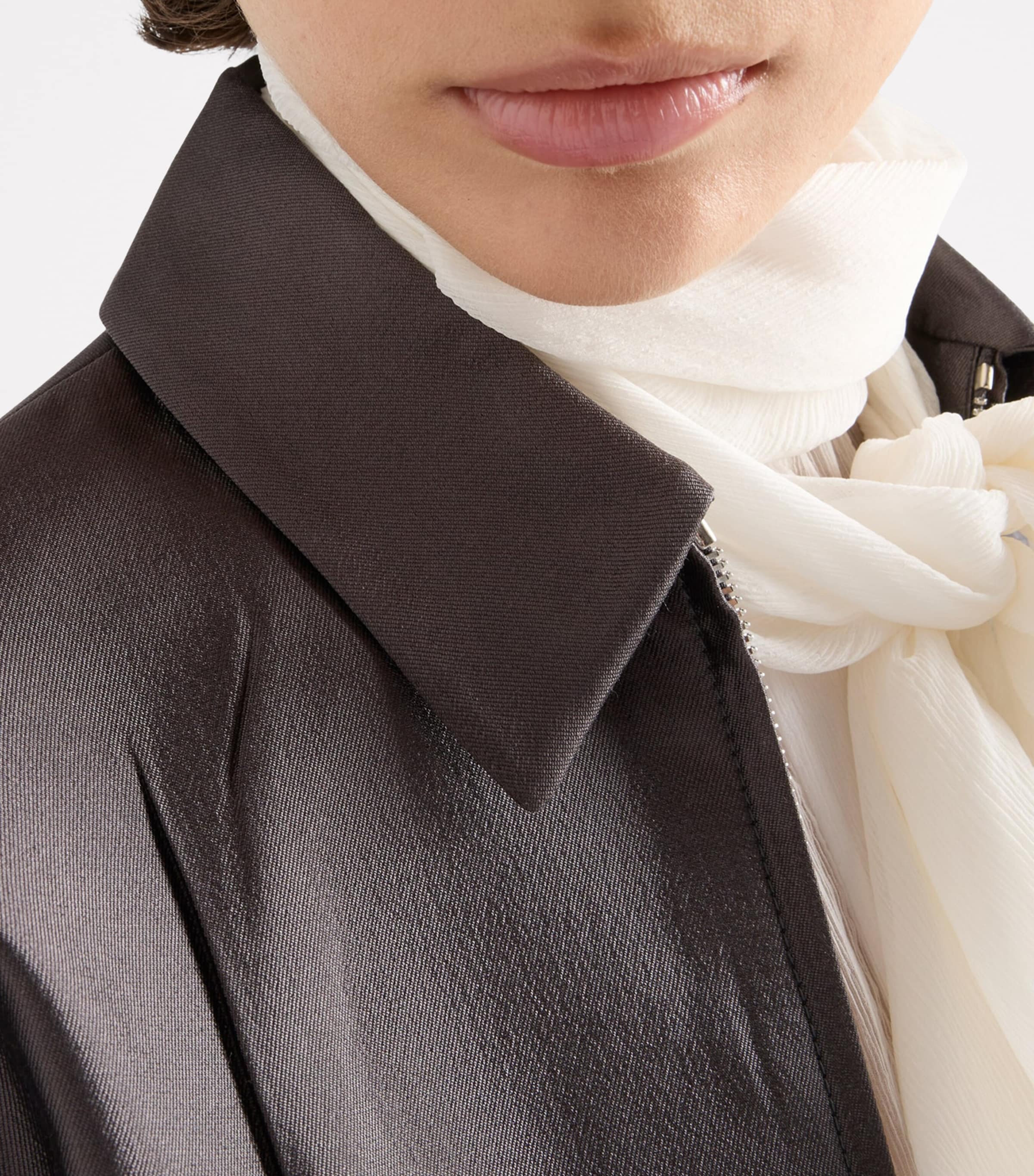 Silk-Wool Jacket F0031 Image 3