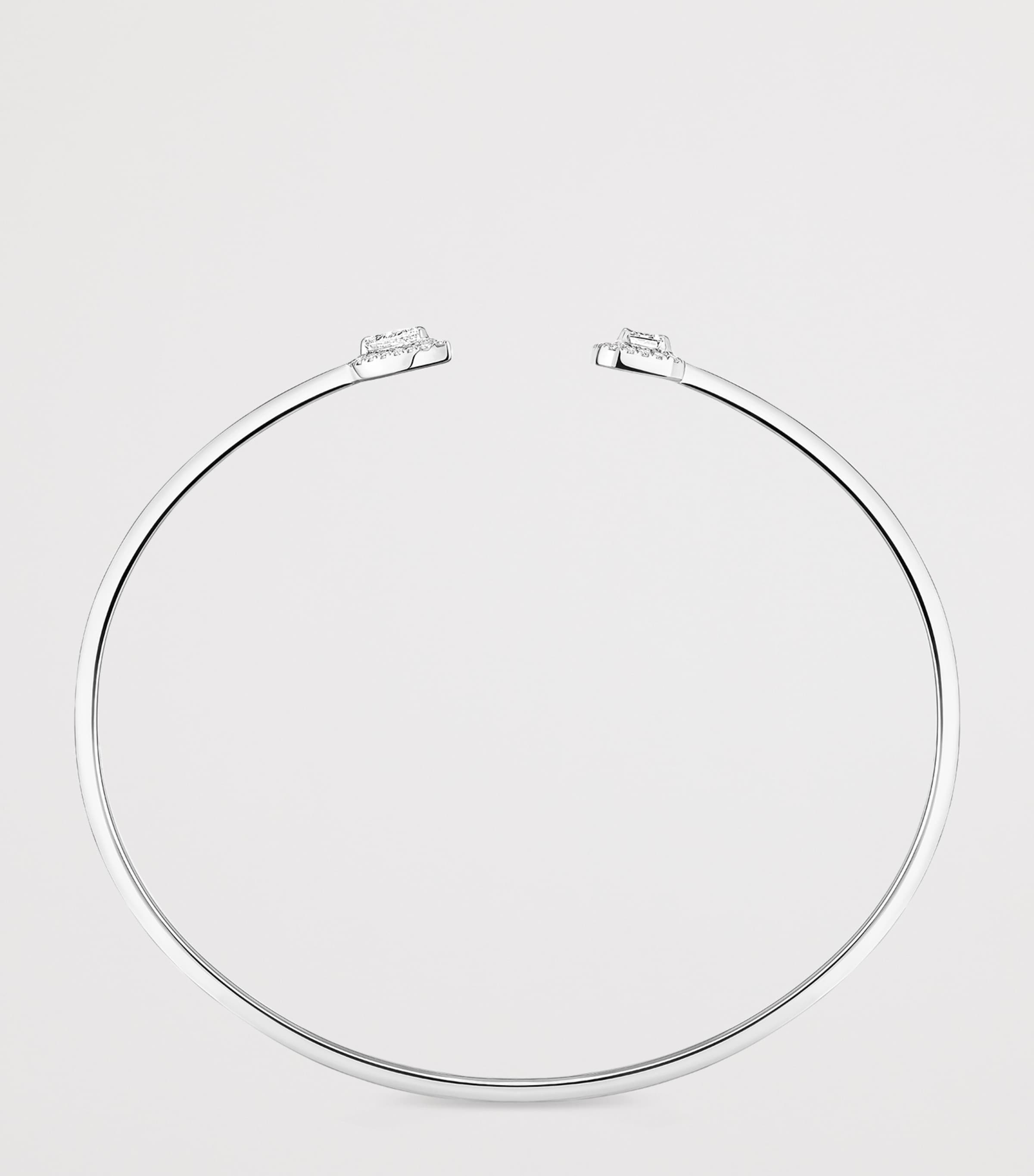 Messika My Twin White Gold and Diamond Bangle (0.35ct) White Gold Image 3
