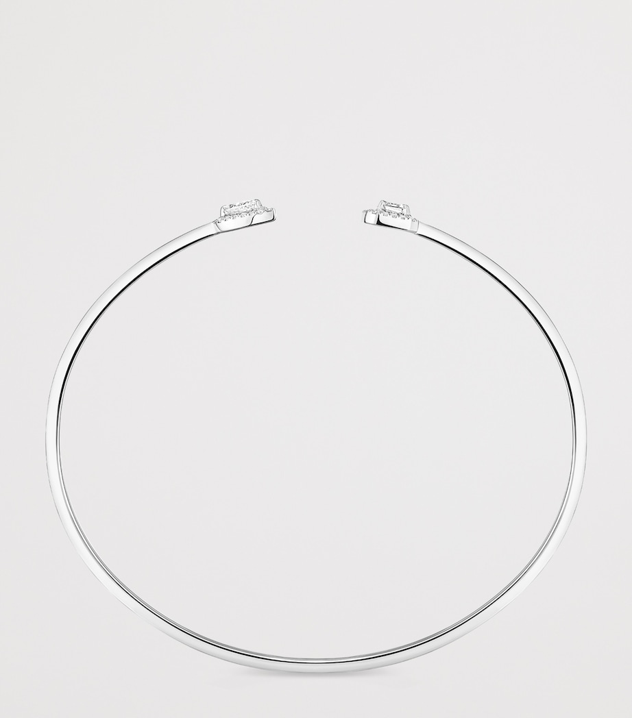 Messika My Twin White Gold and Diamond Bangle (0.35ct) White Gold Image 3