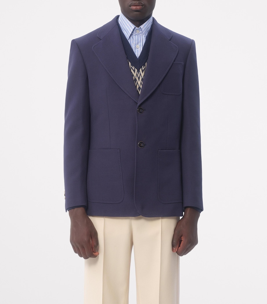 Virgin Wool Blazer D51 Image 2