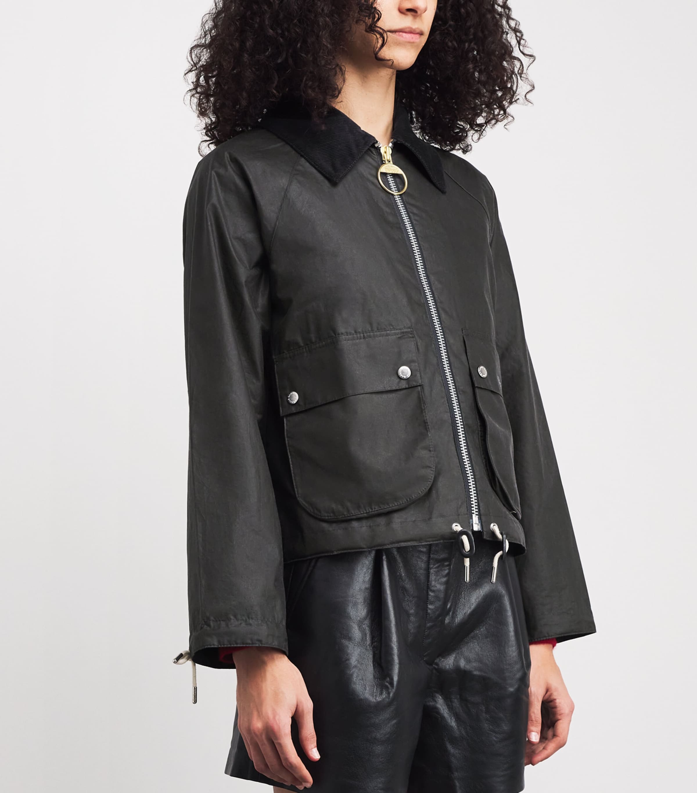 Waxed Marron Jacket GREY/DRESS Image 3