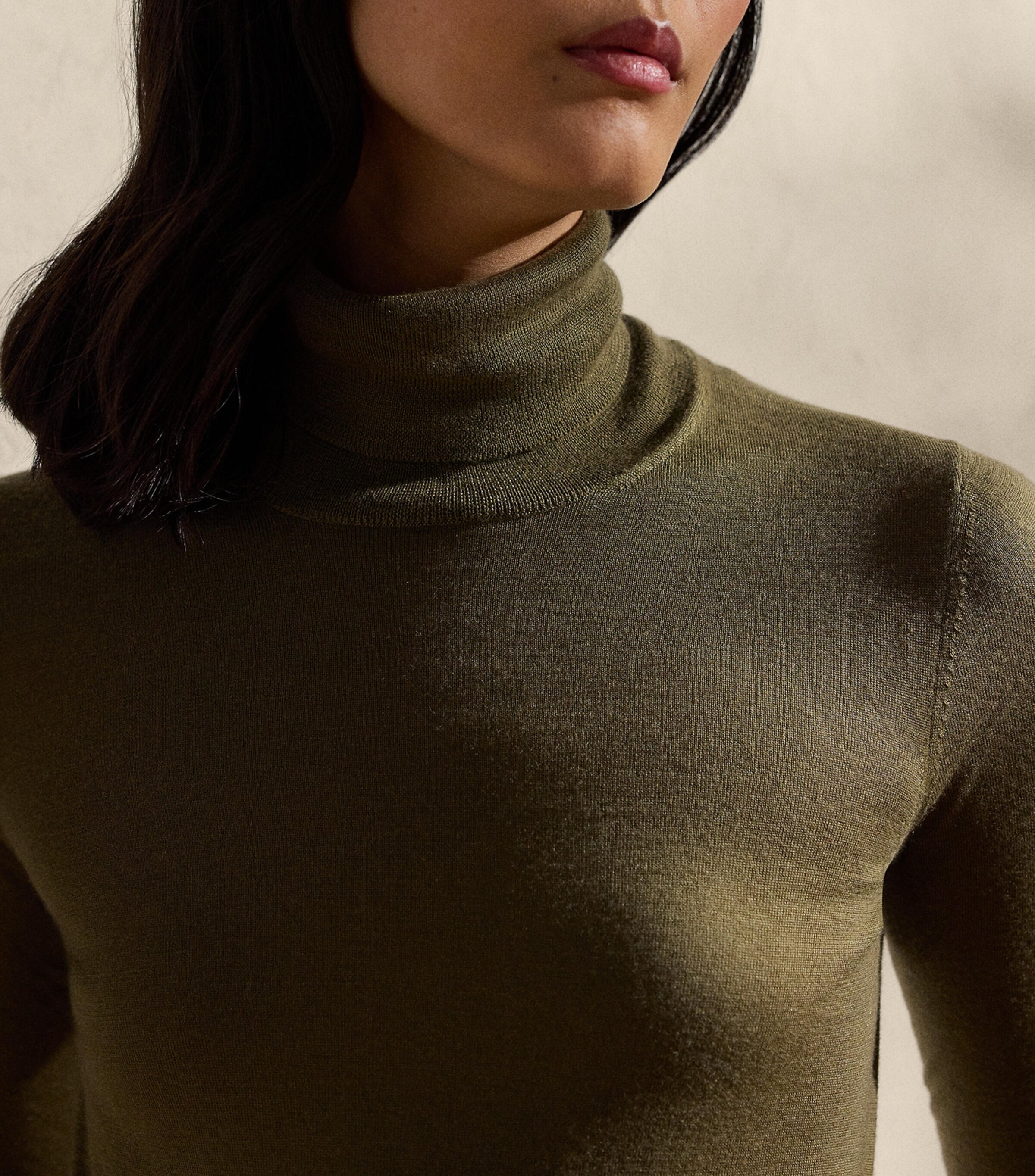 Cashmere Rollneck Sweater MOSS Image 5