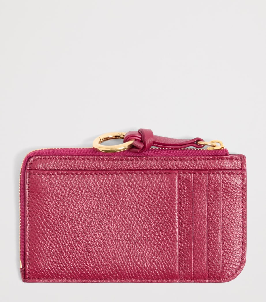 Valentino Garavani Leather VLogo Card Holder Image 4