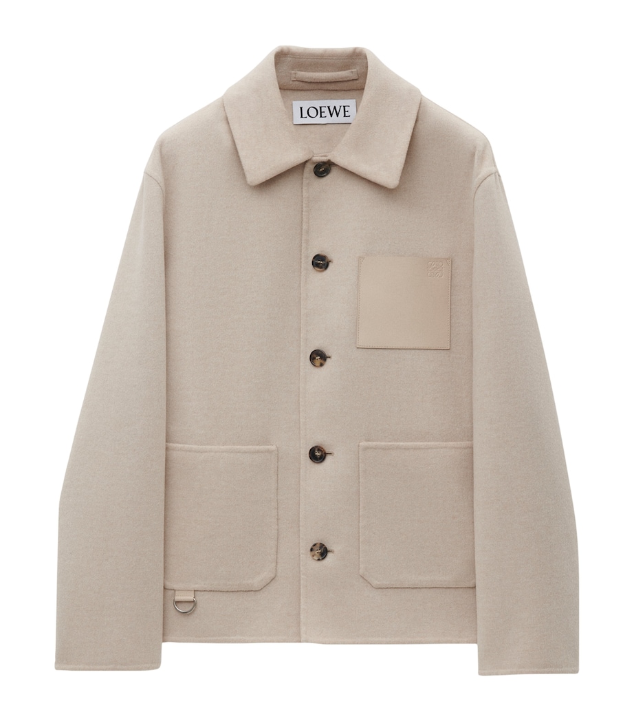 Wool-Cashmere Shirt Jacket LIGHT BEIGE MELANGE Image 1