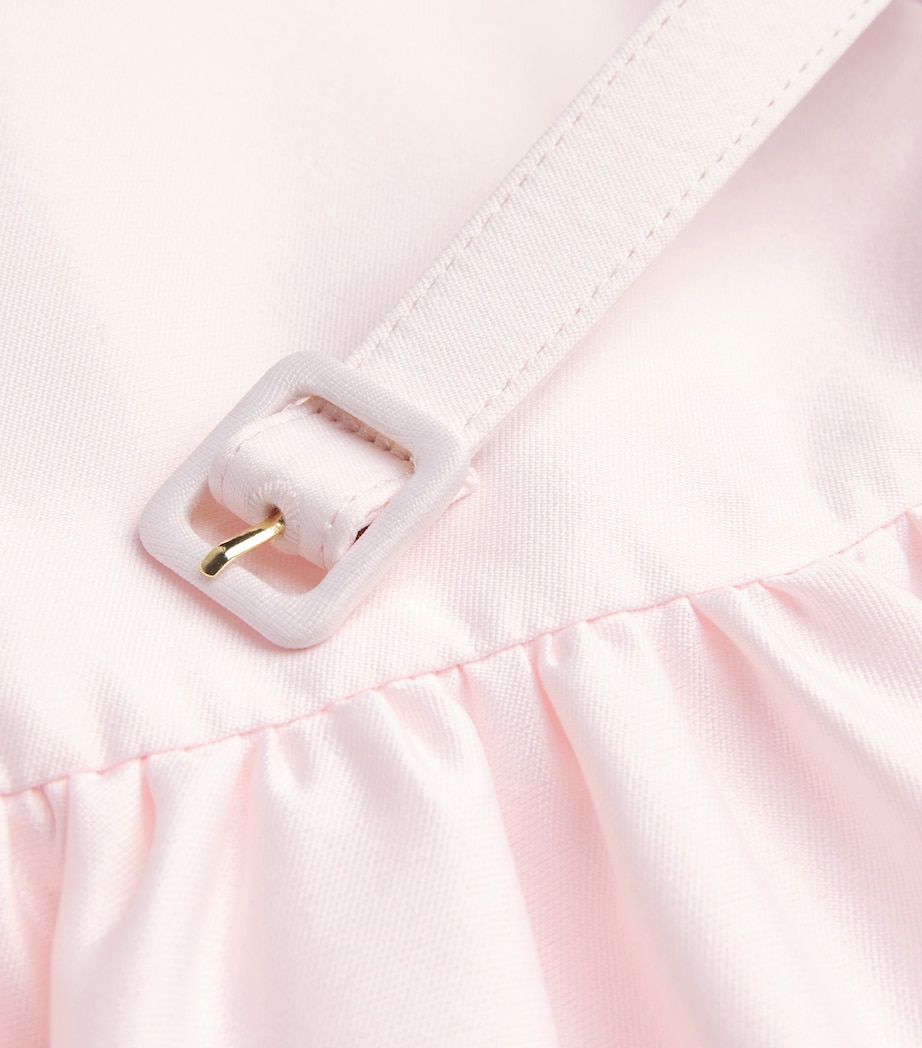 Taffeta Tailored Midi Dress PINK Image 5