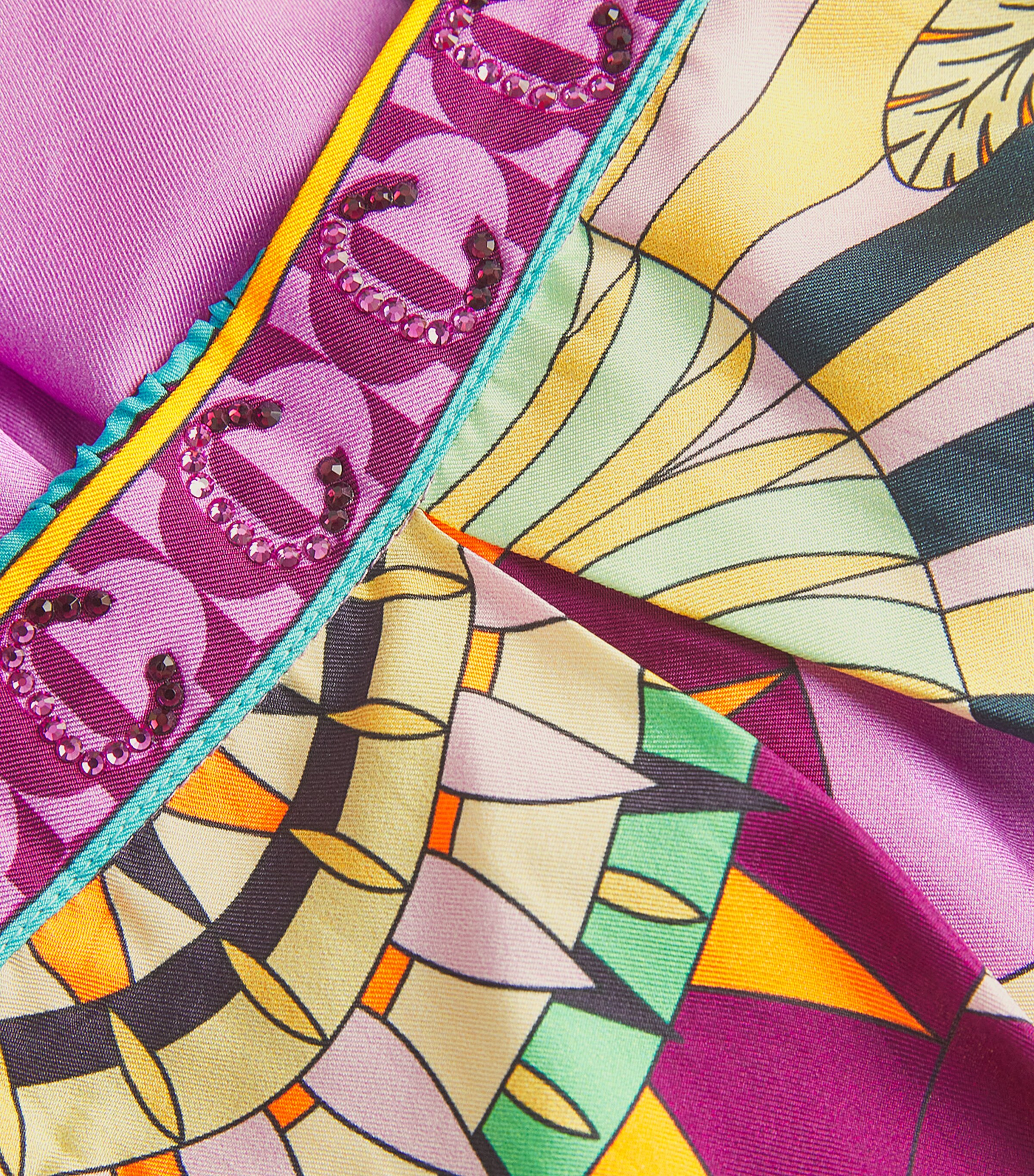 Silk Printed Beach Trousers GIZA GODDESS GZDSS Image 5