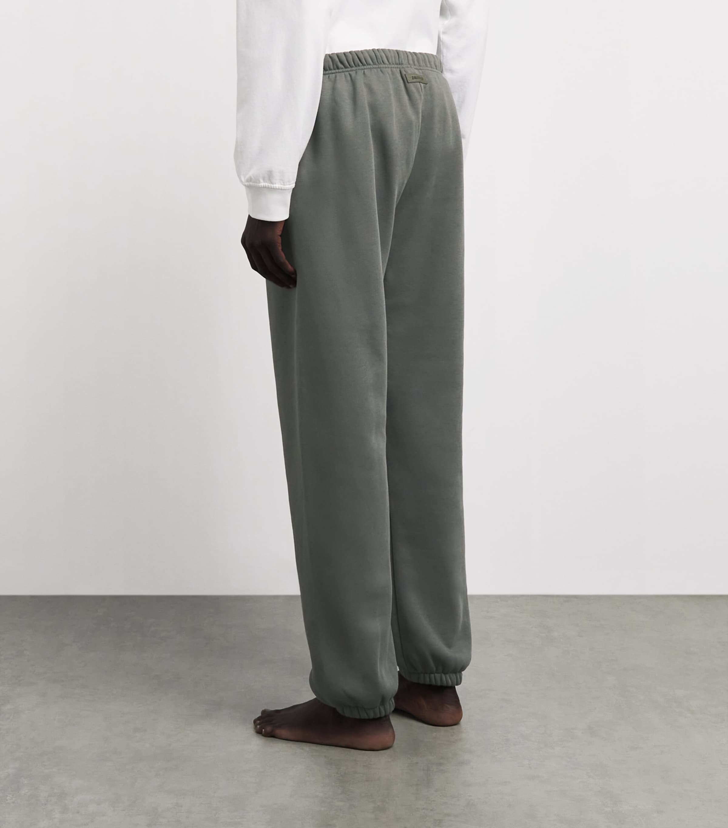 Skims Mens Fleece Lounge Classic Straight Sweatpants Jungle Image 5