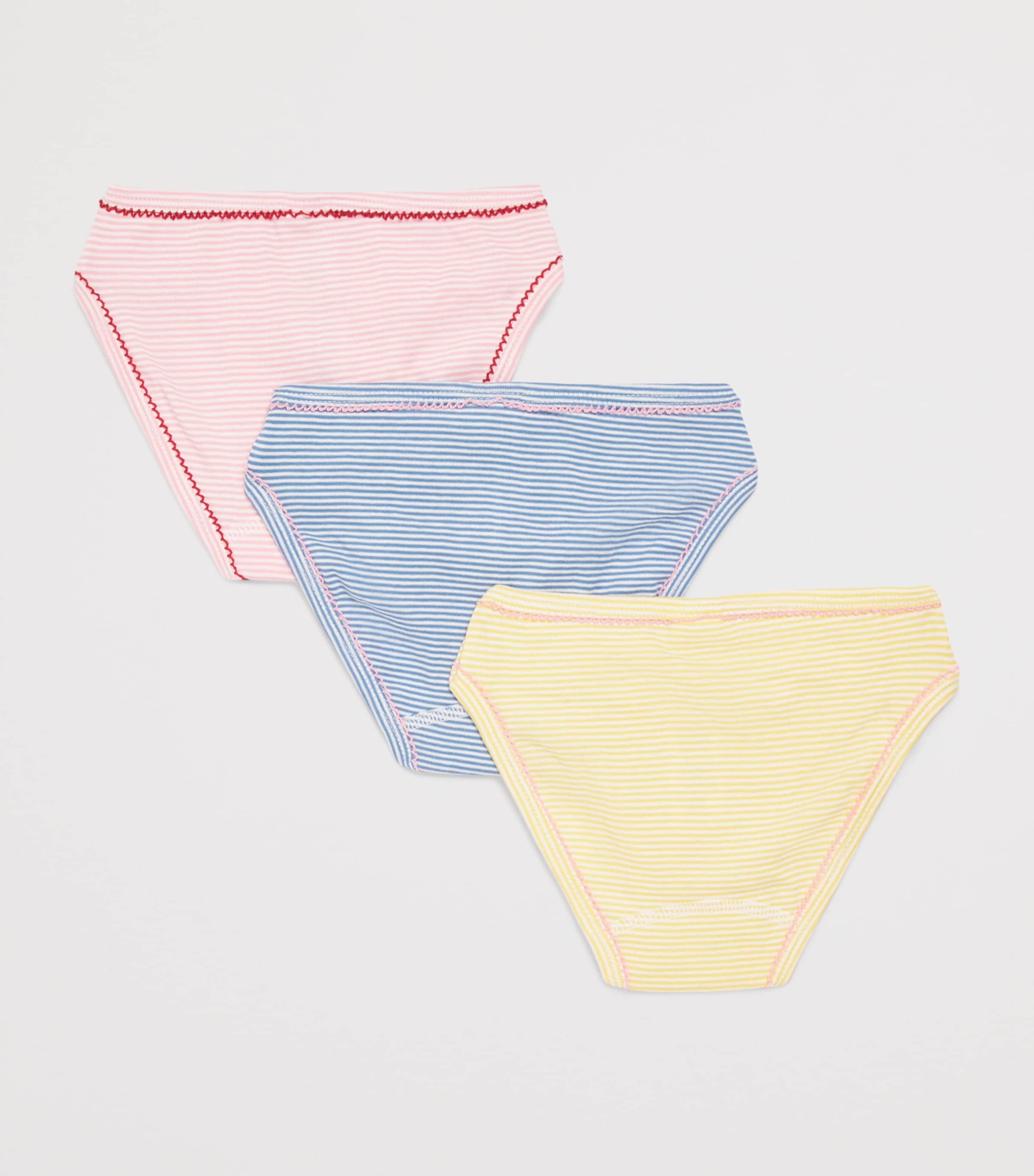 Petit Bateau Pack of 3 Stripe Briefs (6-12 Years) Image 2