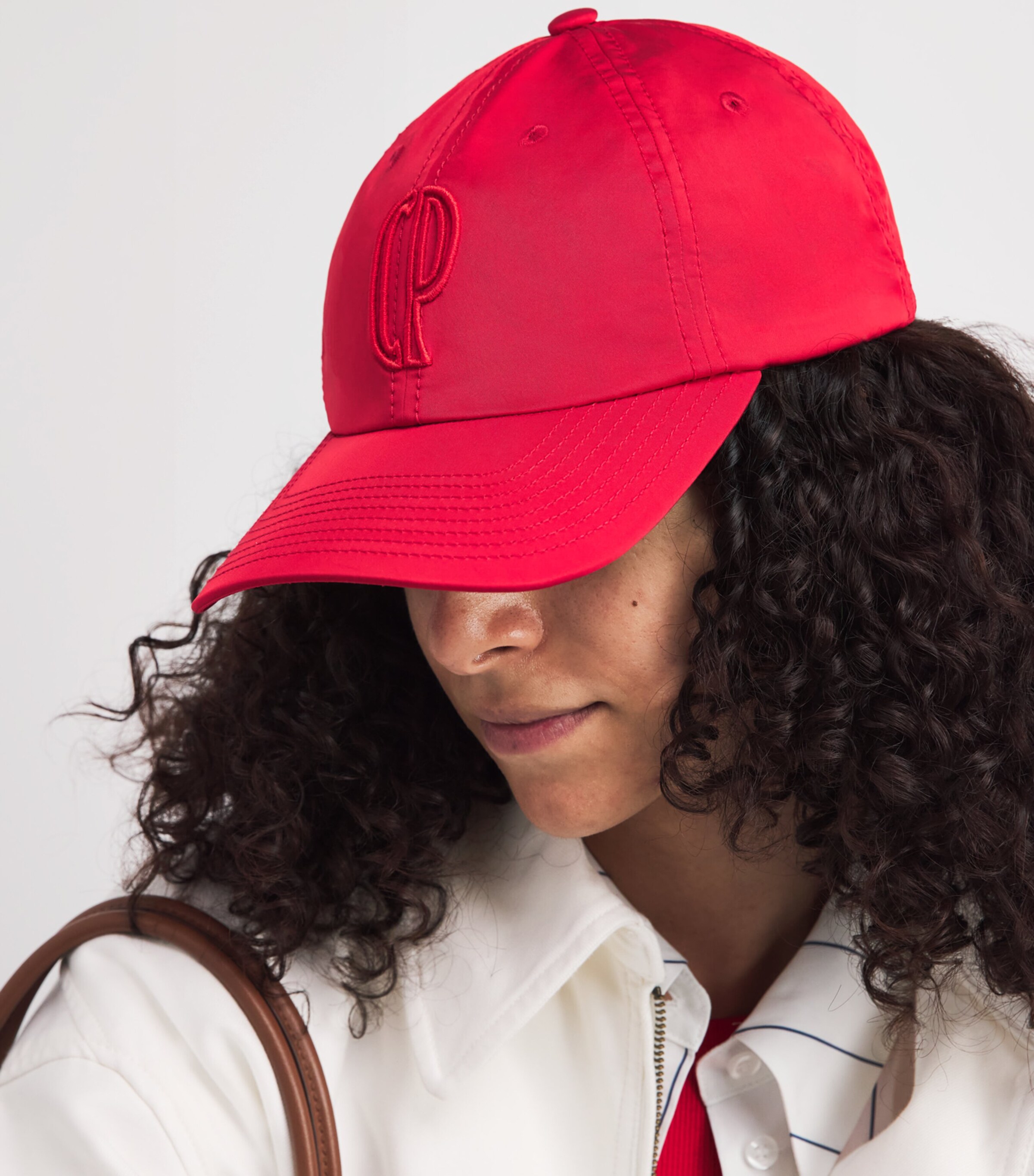 Claudie Pierlot Cotton Logo Baseball Cap Red Image 2