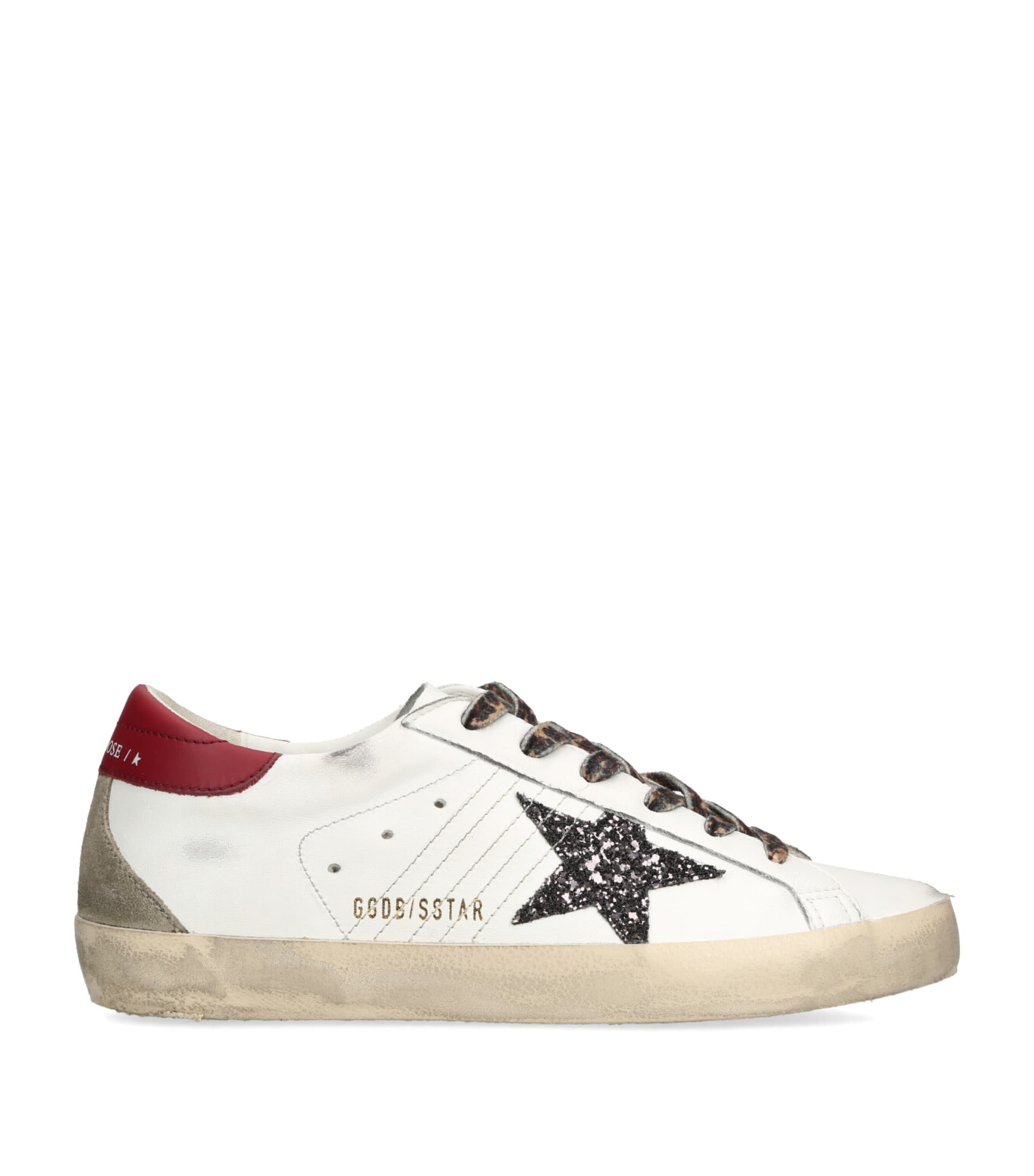 Golden Goose Leather Super-star Sneakers In White