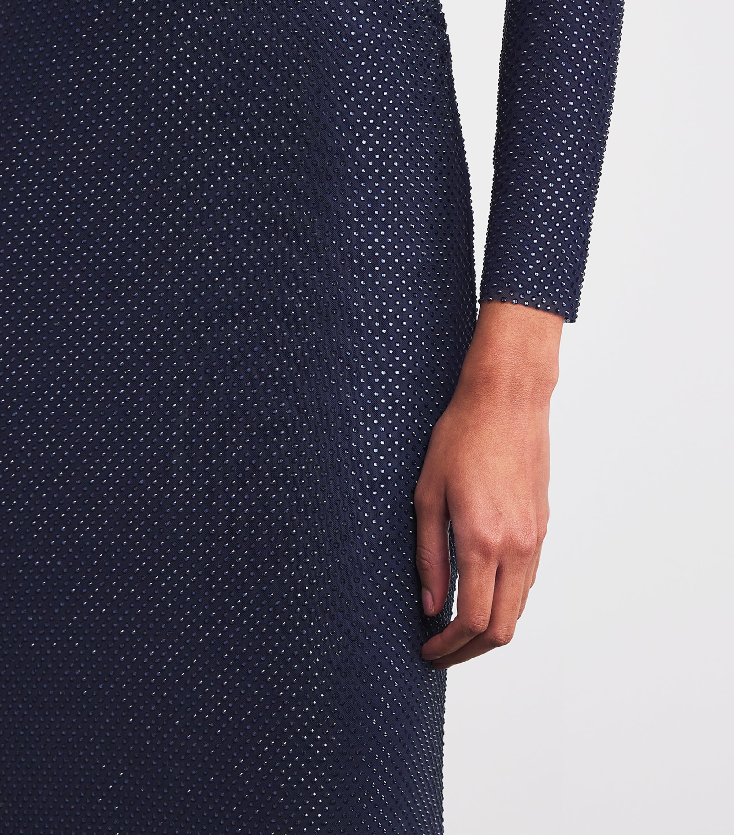 Embellished Cut-Out Maxi Dress NAVY Image 6