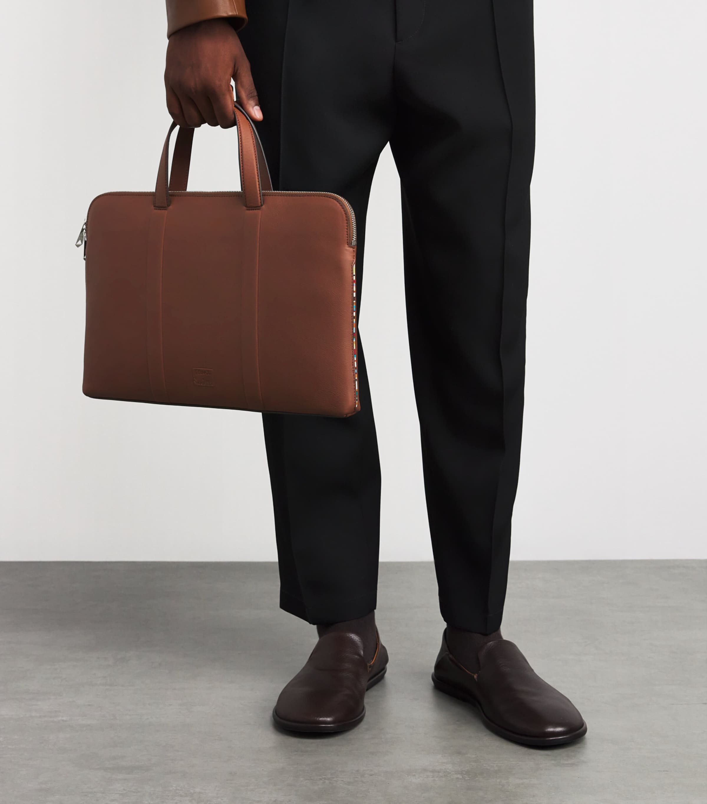 Leather Folio Bag 62_TAN Image 5