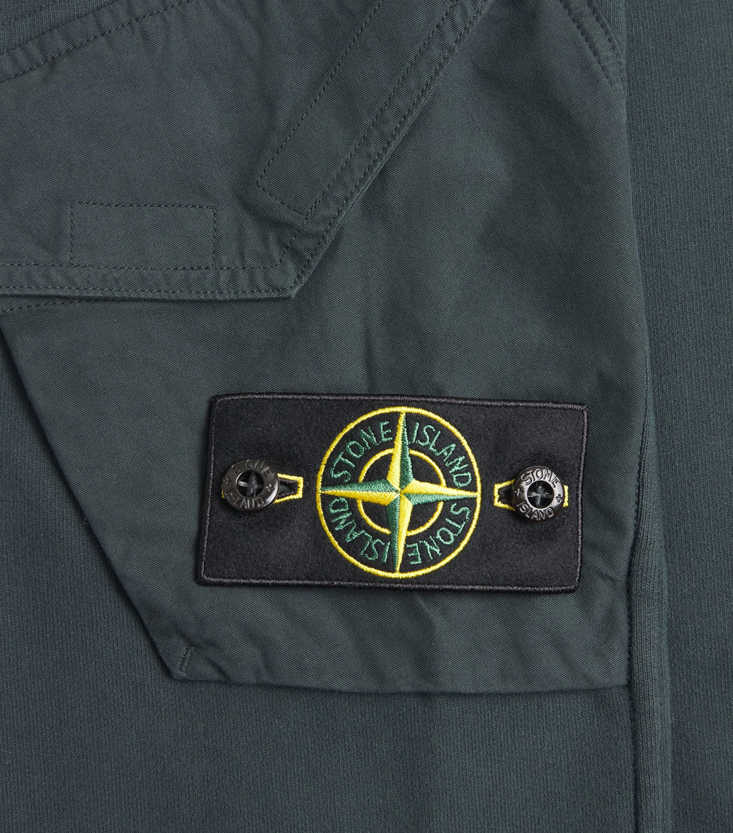 Stone Island Mens Cotton Compass Pocket Sweatshirt Image 6