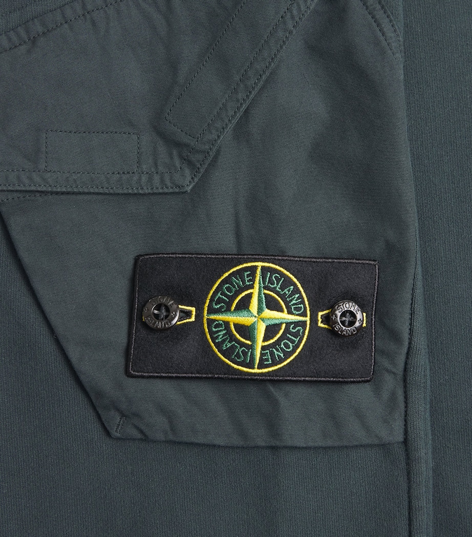 Stone Island Mens Cotton Compass Pocket Sweatshirt Image 6