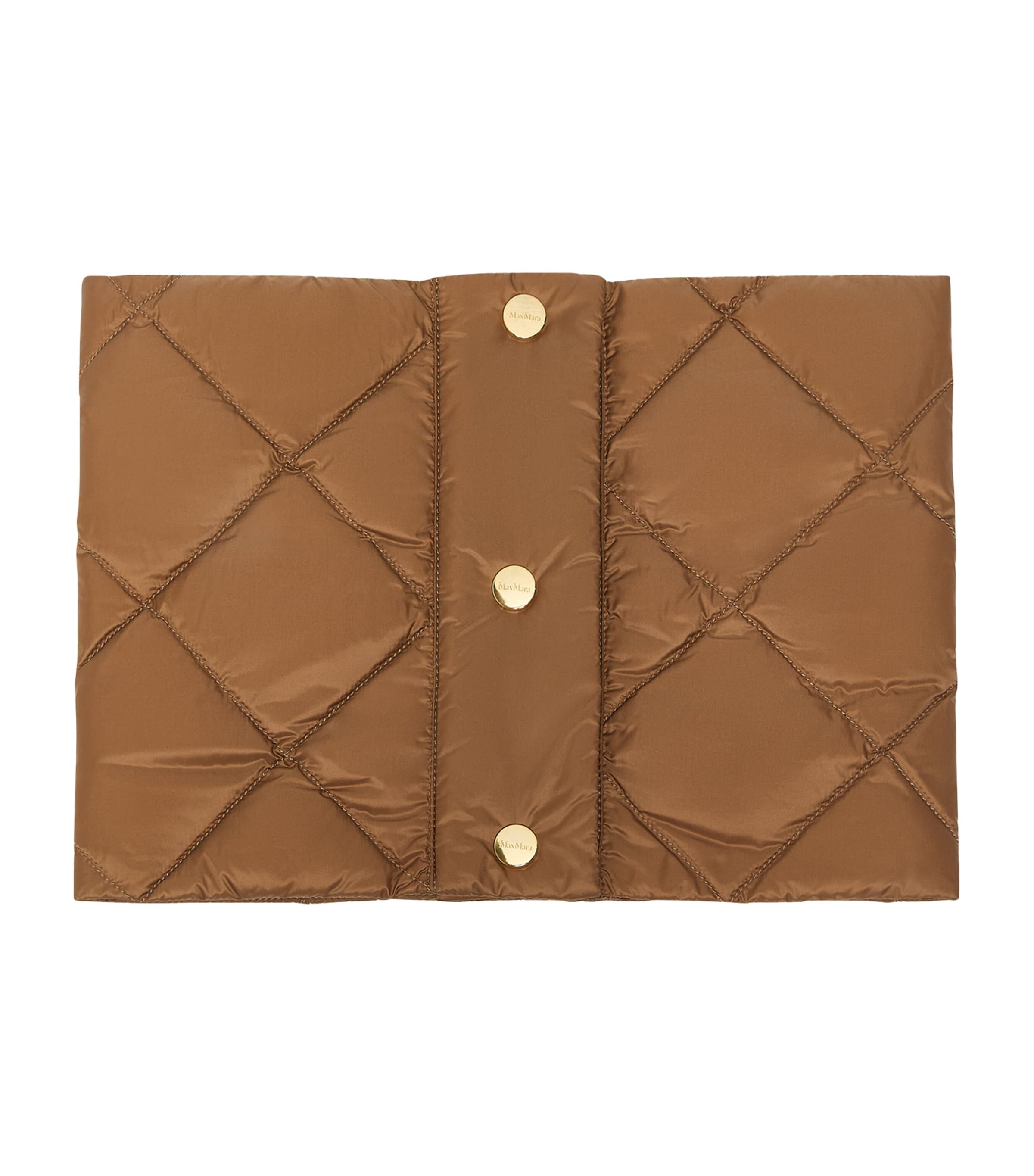 Water-Repellent Canvas Padded Collar CARAMEL Image 1