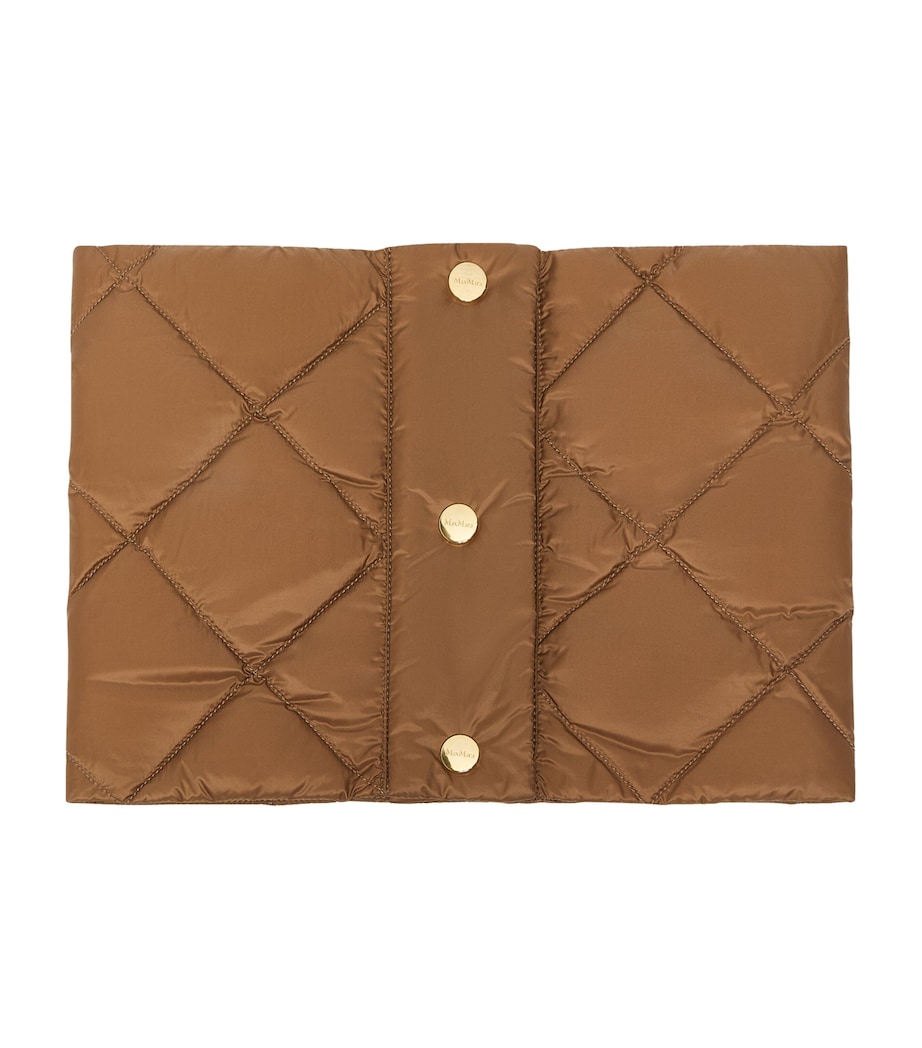 Water-Repellent Canvas Padded Collar CARAMEL Image 1