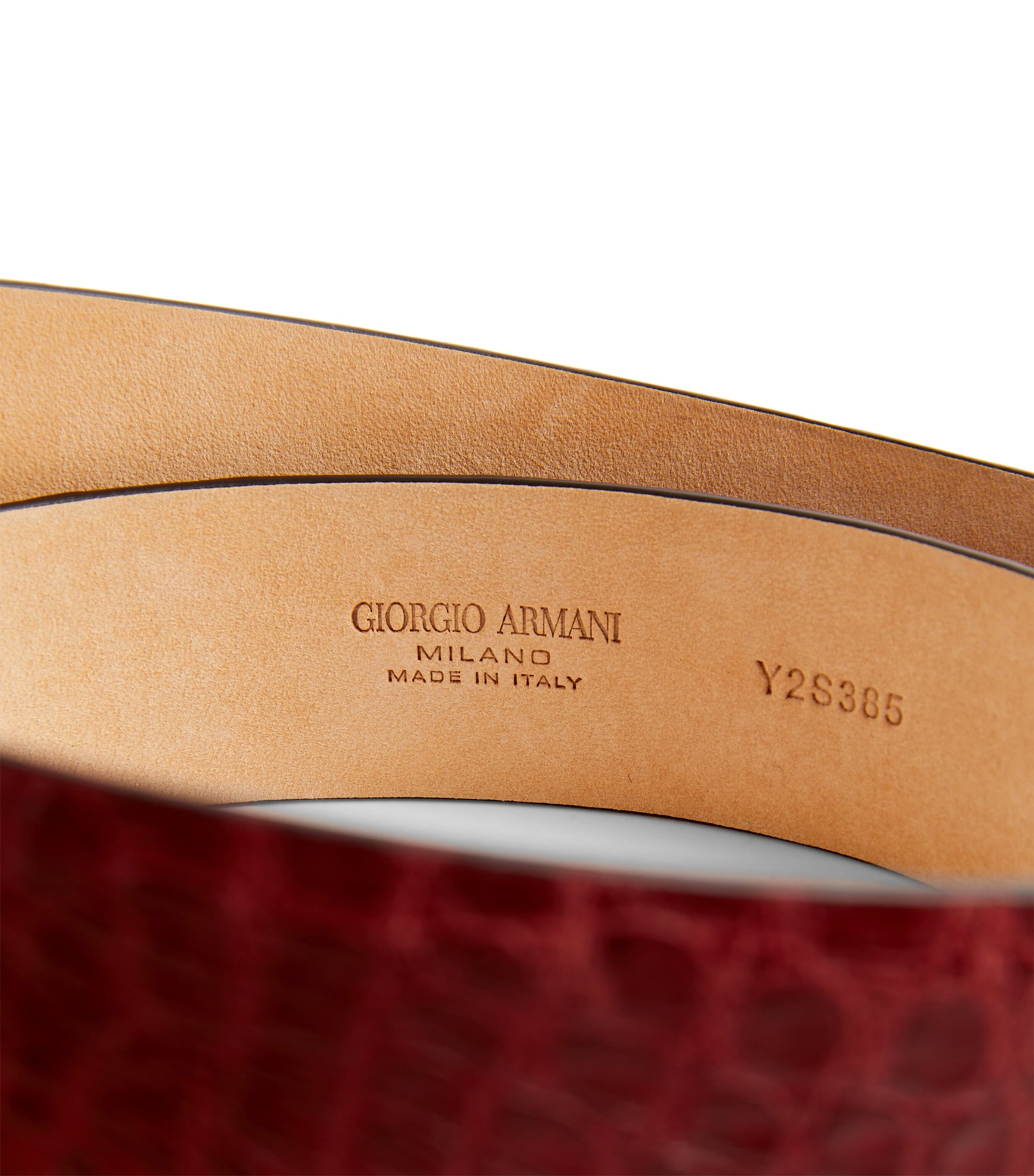 Crocodile Leather Belt 80019 Image 2