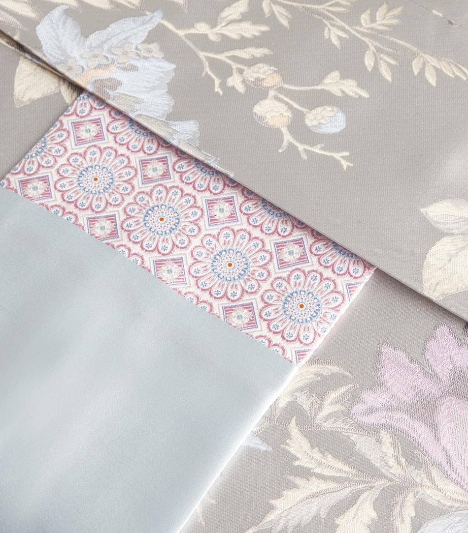 Silk Floral Kimono AMETHYST & IVORY Image 5