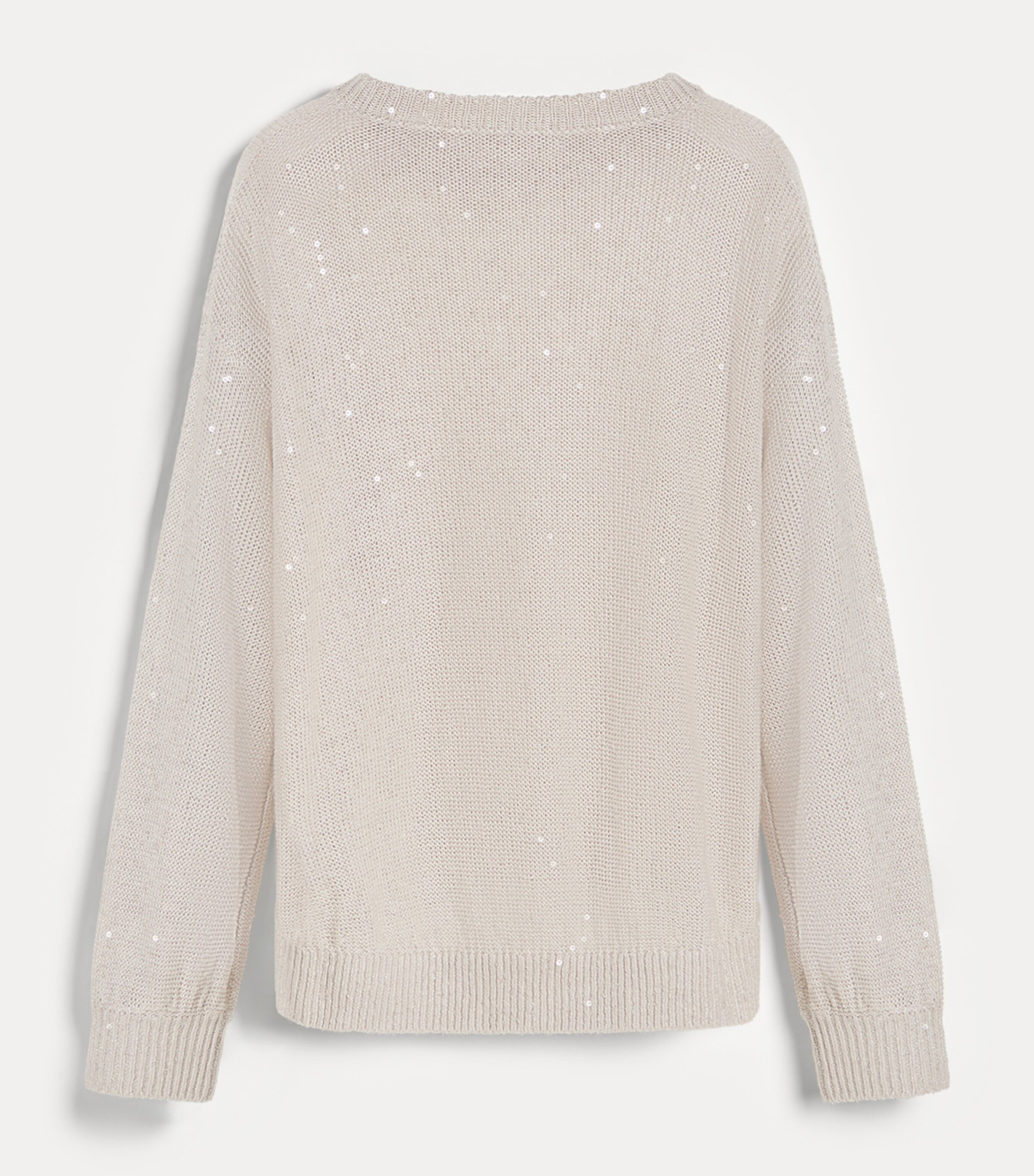 Brunello Cucinelli Kids Linen-Silk Embellished Sweater (8-10 Years) Image 2