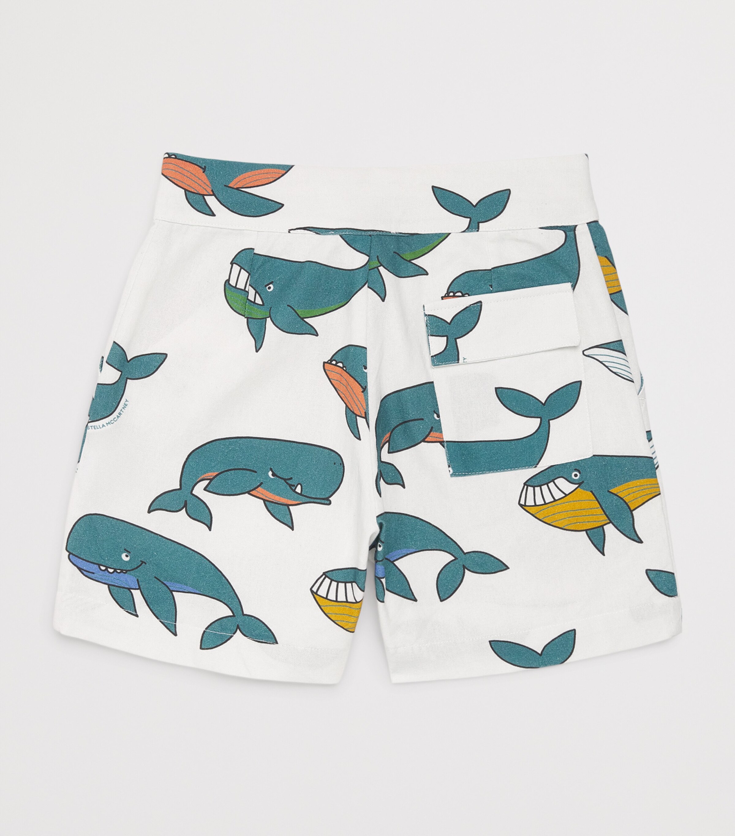 Stella McCartney Kids Cotton Whale Shorts (3-14 Years) Image 2