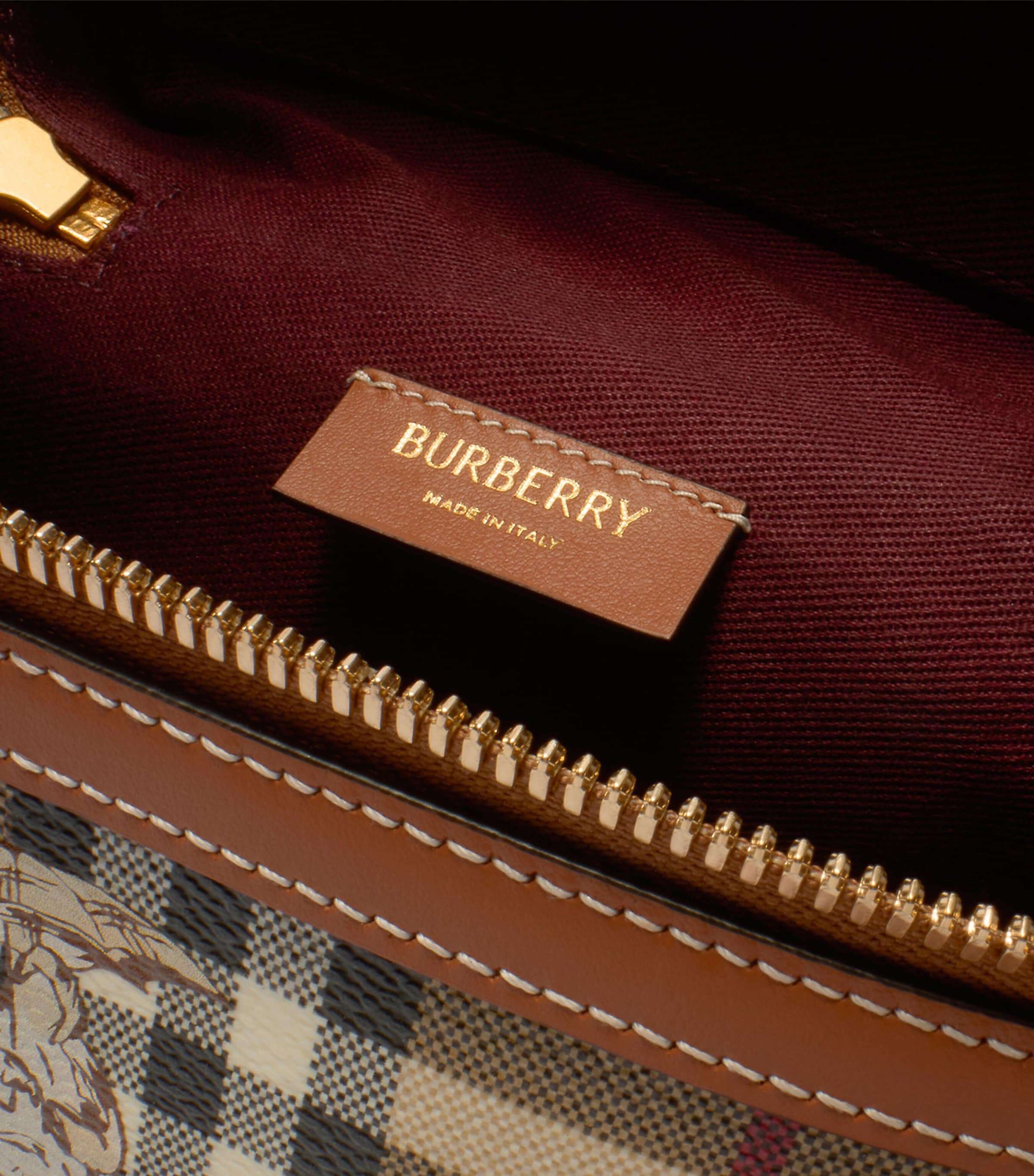 Burberry Check Mates Wash Bag Archive Beige Image 6