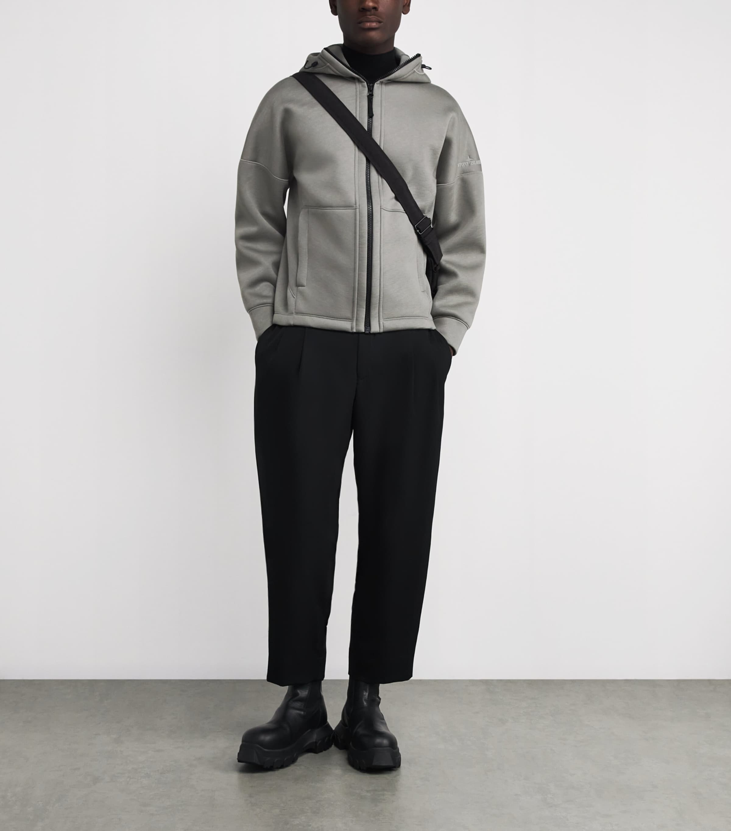 Scuba Fleece Logo Hoodie V006B Image 2