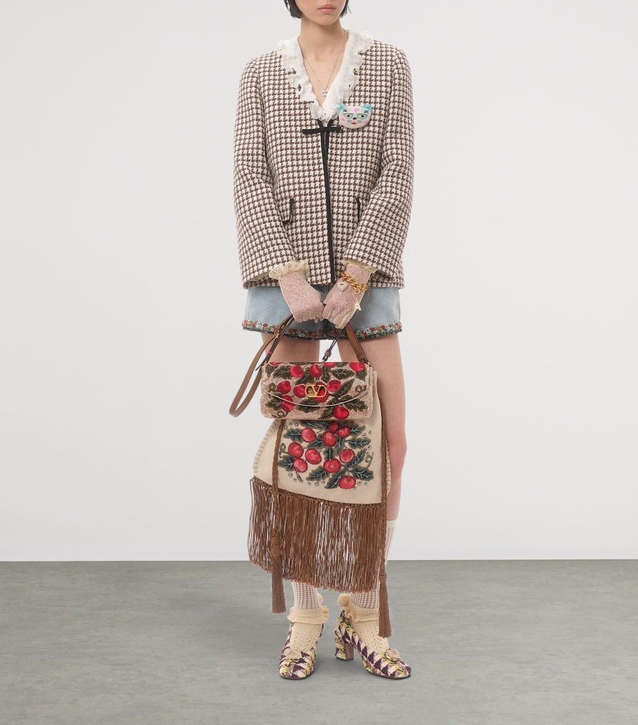 Silk Vain Cherry Clutch Bag BPE Image 7