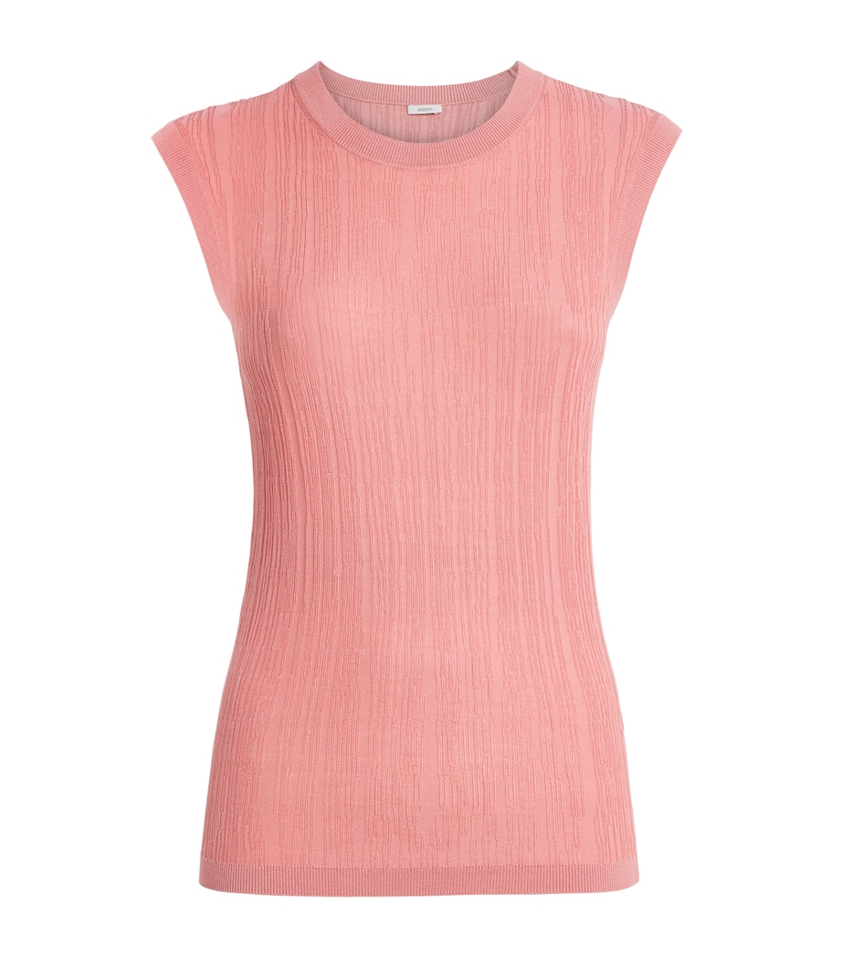 Silk-Cotton Calife Tank Top BLUSH Image 1