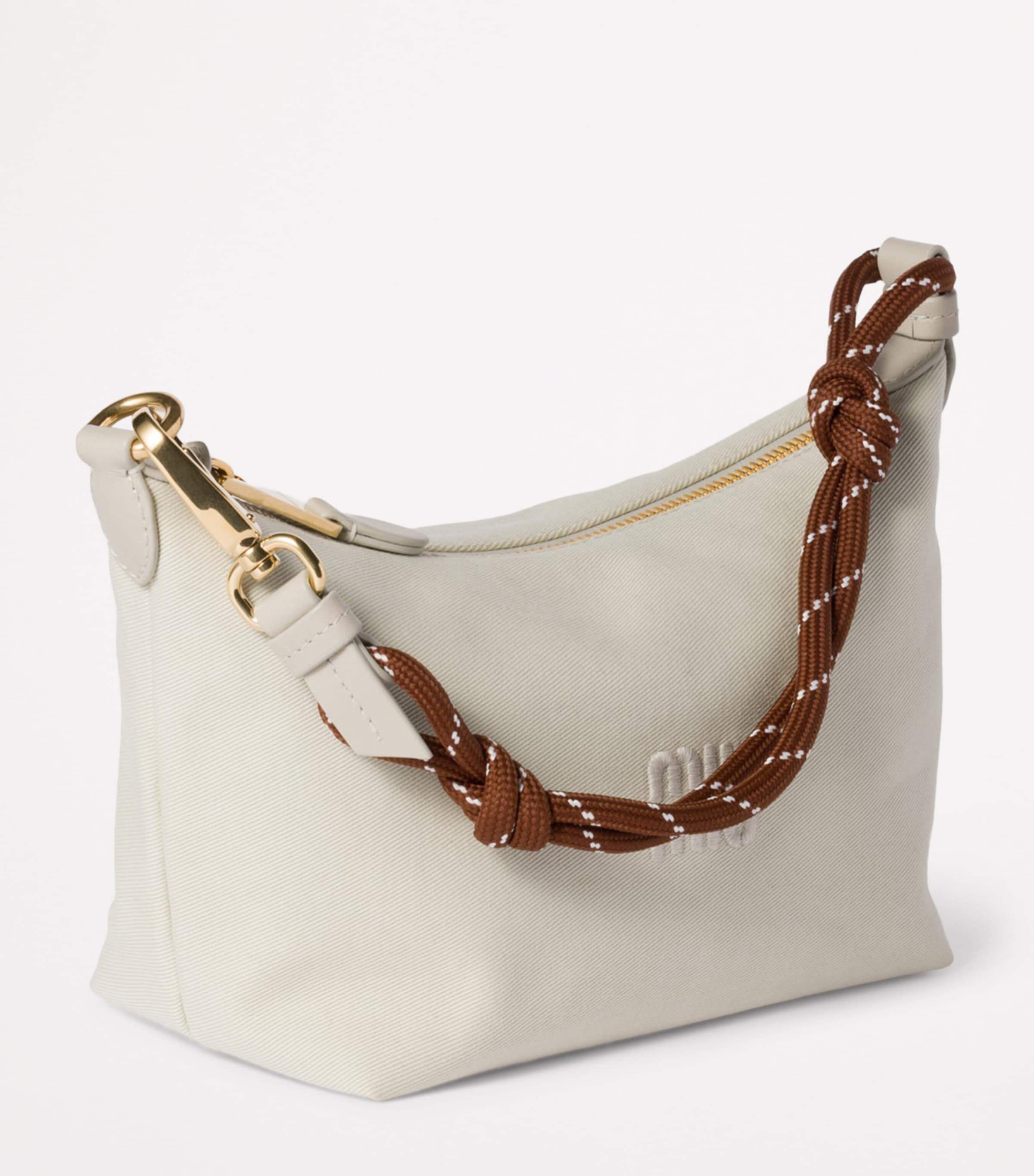 【MIU MIU】GABARDINE POUCH Miu Miu Gabardine pouch for Women - Navy in UAE | Level Shoes