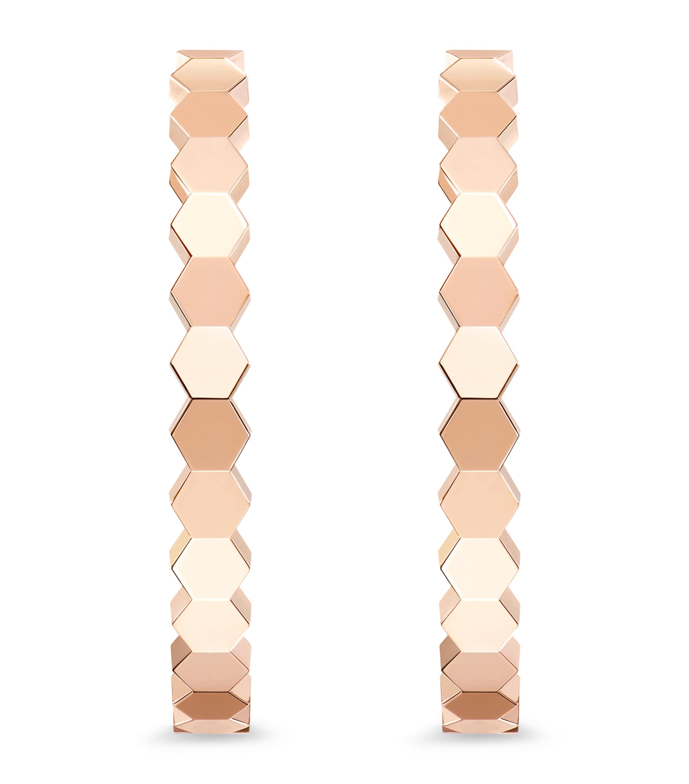 Rose Gold Bee de Chaumet Hoop Earrings PINK GOLD Image 1