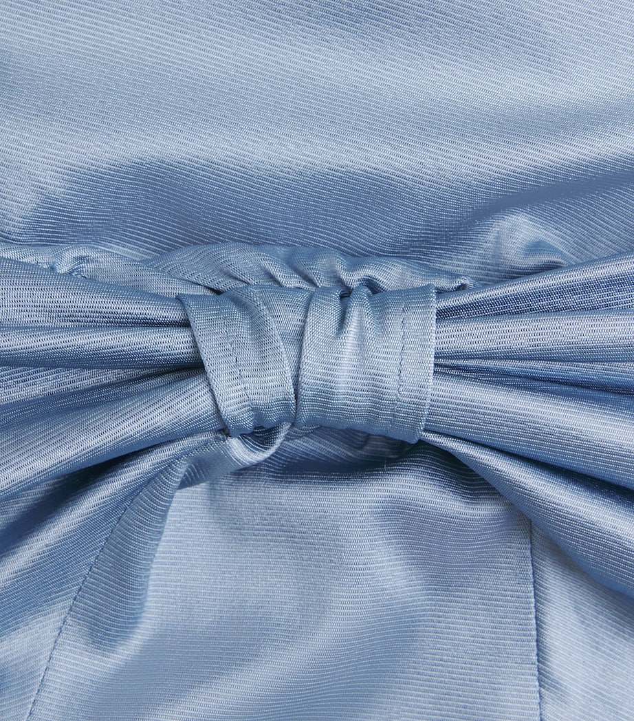 Satin Twist-Waist Gown 8234 STONE Image 5