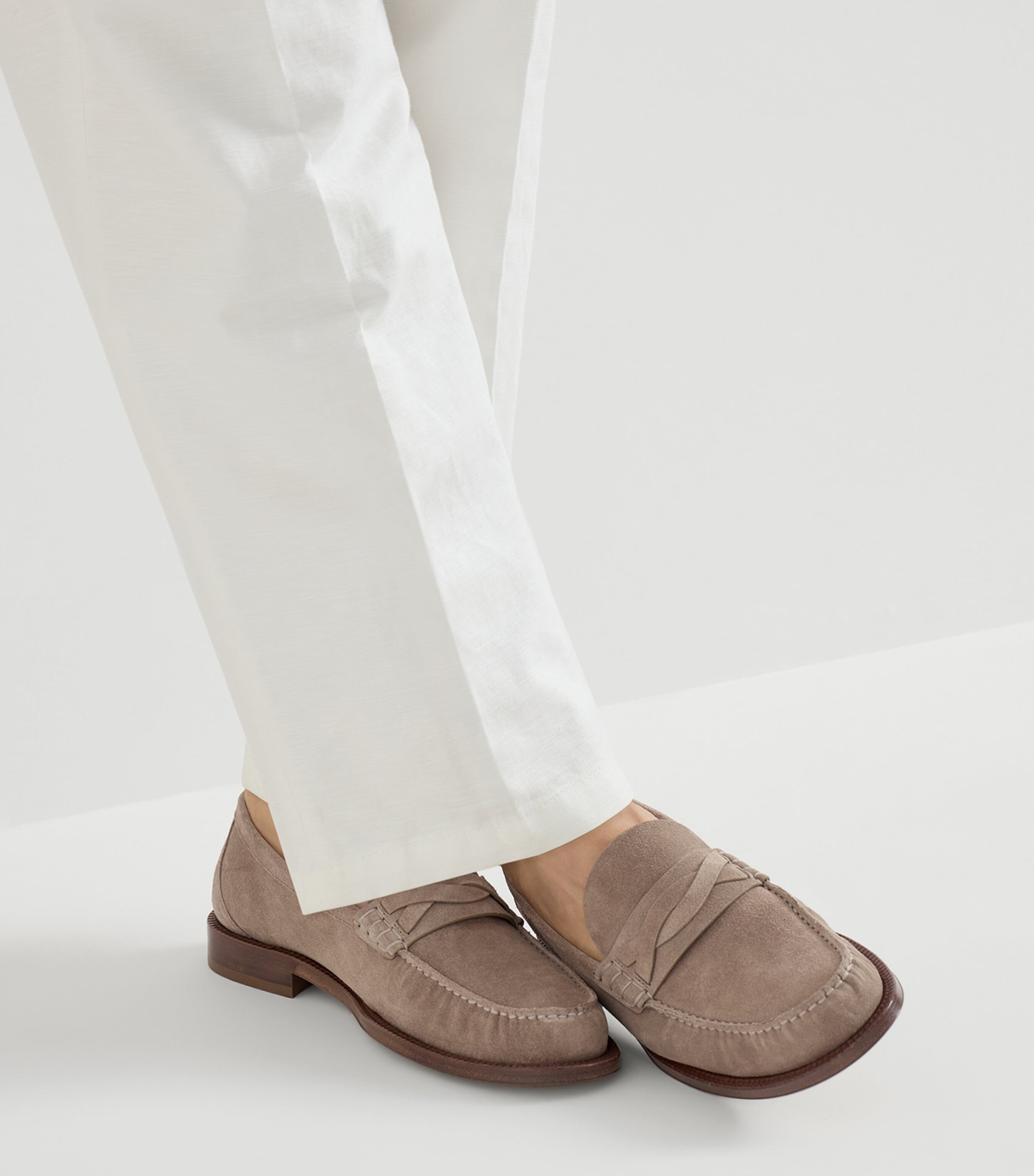 Brunello Cucinelli Suede Loafers Image 4
