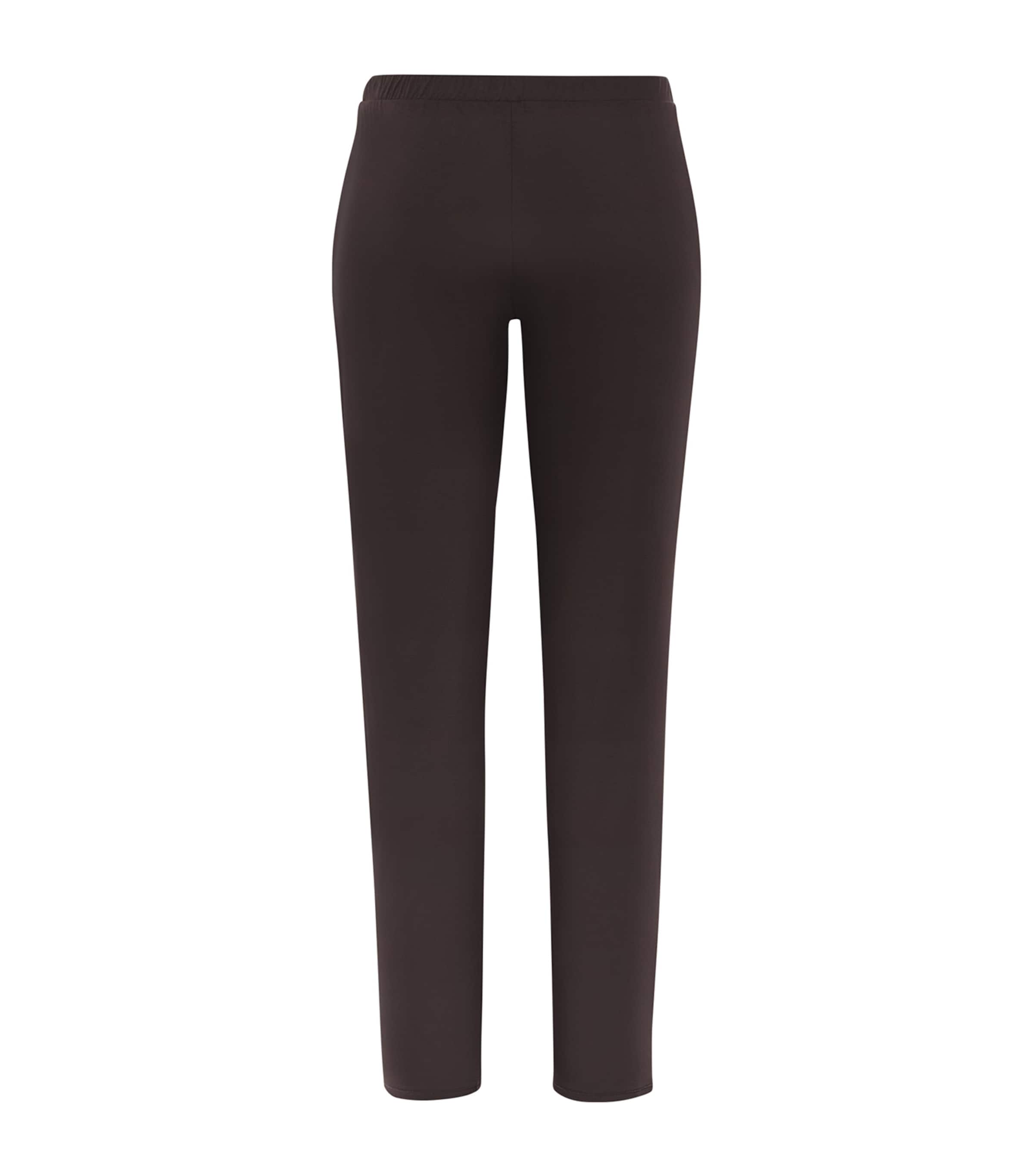 Hanro Womens Modal-Silk Grand Central Pyjama Trousers Dark Mocha Image 3