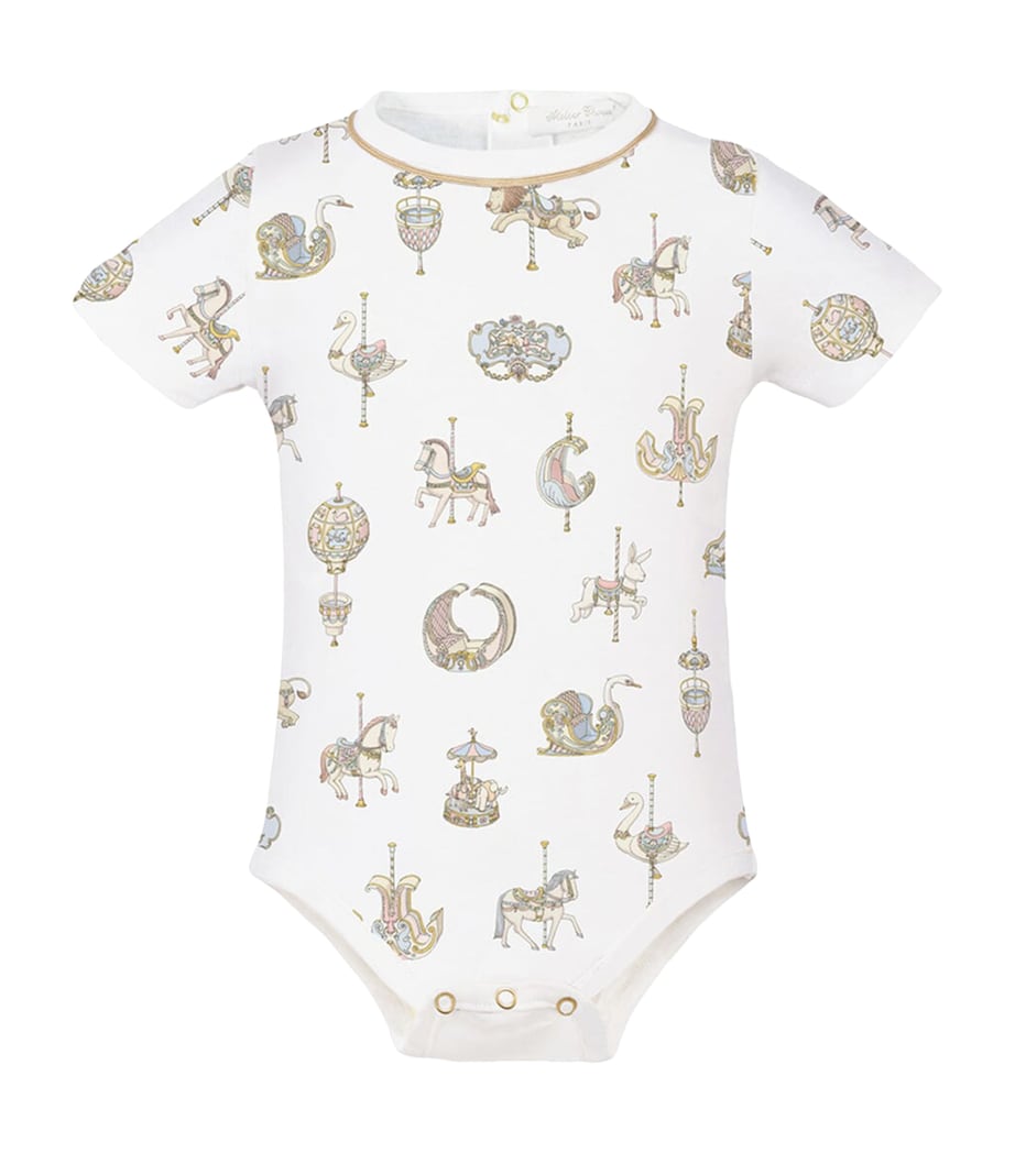 Carousel Print Bodysuit (3-6 Months) CAROUSEL Image 1
