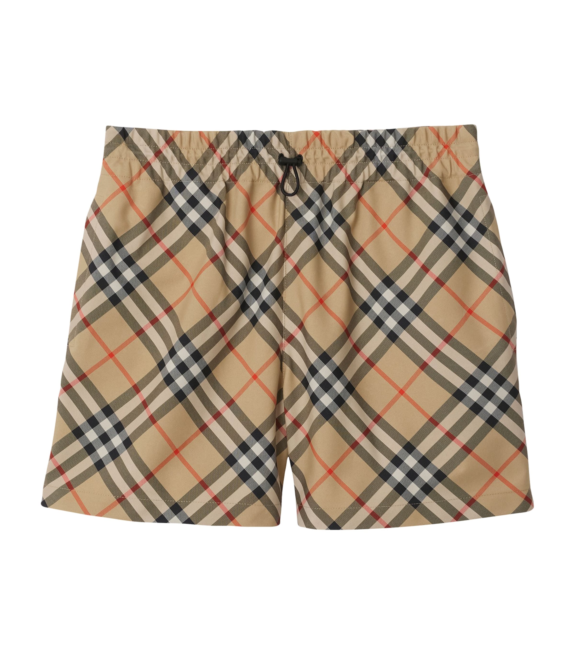 Burberry Twill Check Shorts In Multi
