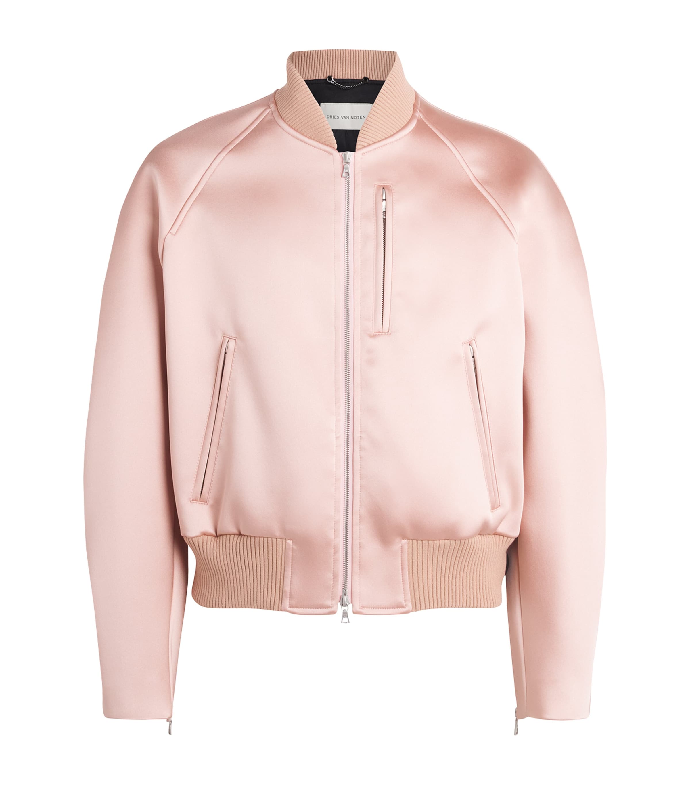 Satin Bomber Jacket 305 PINK Image 1