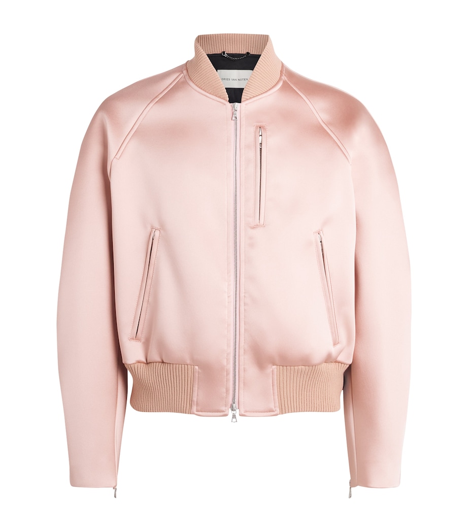 Satin Bomber Jacket 305 PINK Image 1