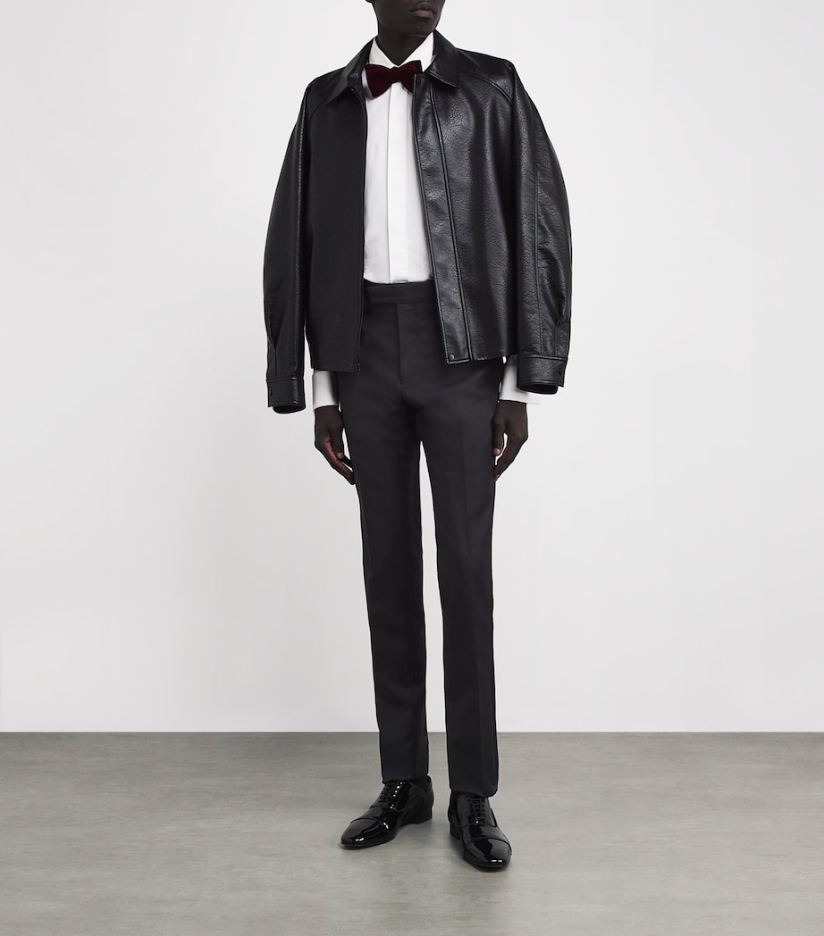 Wool-Silk Evening Trousers 79_BLACK Image 2