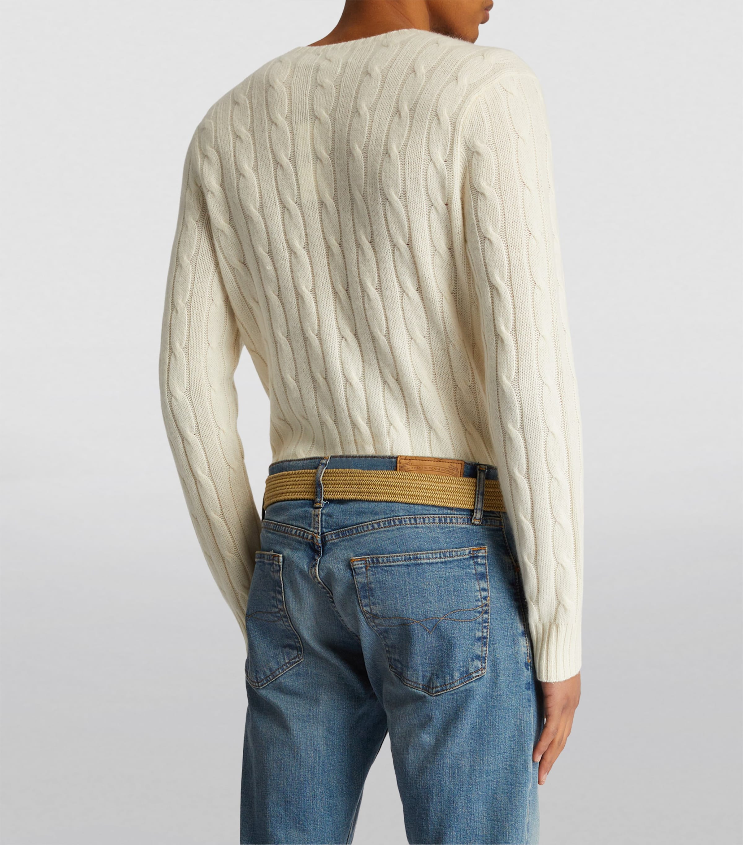 Polo Ralph Lauren Canvas Braided Belt Brown Image 2