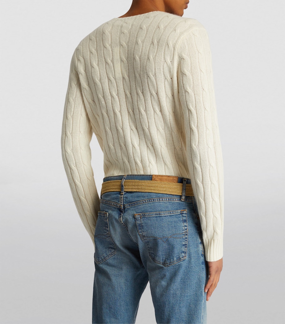 Canvas Braided Belt BROWN Image 2