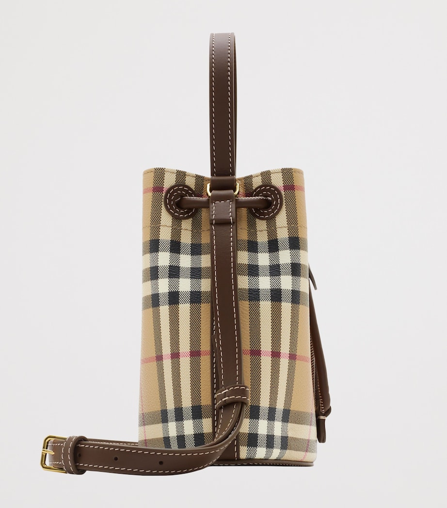 Mini Check Bucket Bag VNTG CHK/MILITARY Image 5