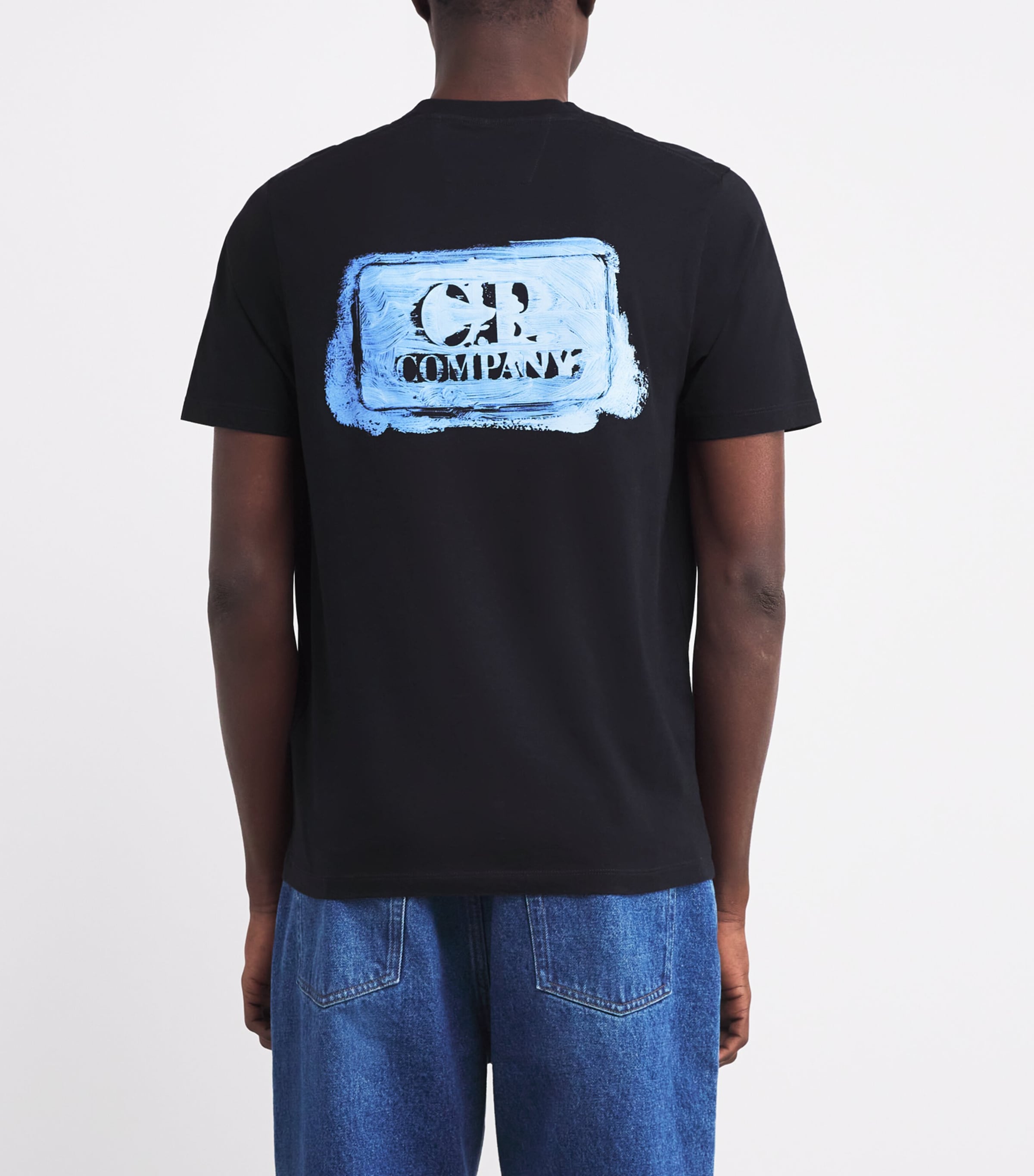 【送料&関税込】C.P. Company T-shirt With Logo Print On Ches C.P. Company Cotton Painted Logo T-Shirt | Harrods UK