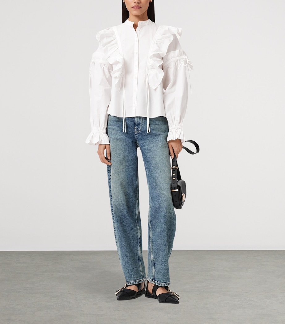 Cotton Poplin Lulu Shirt OPTIC WHITE Image 2
