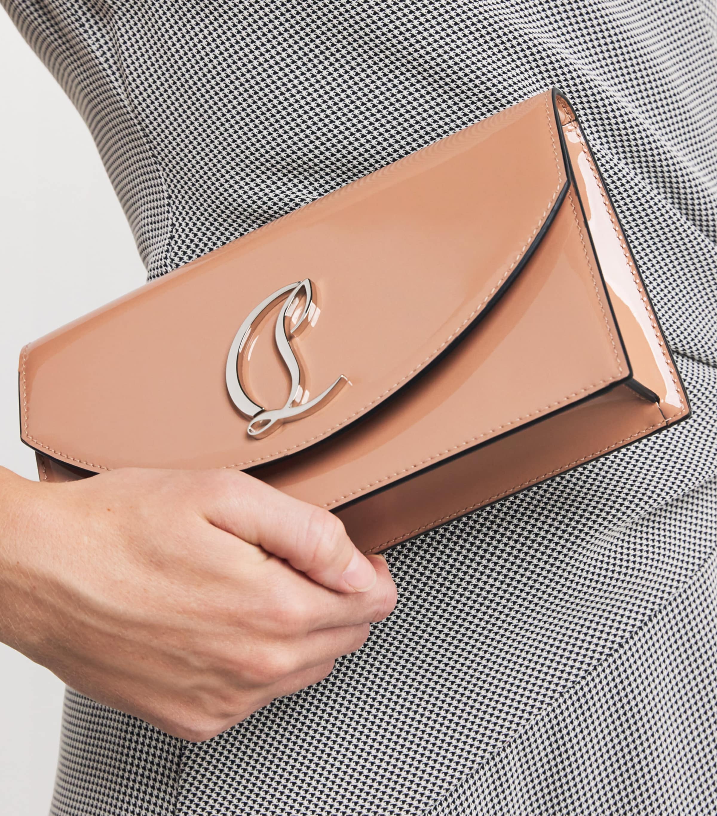 Loubi54 Patent Leather Clutch Bag BG4Z Image 2