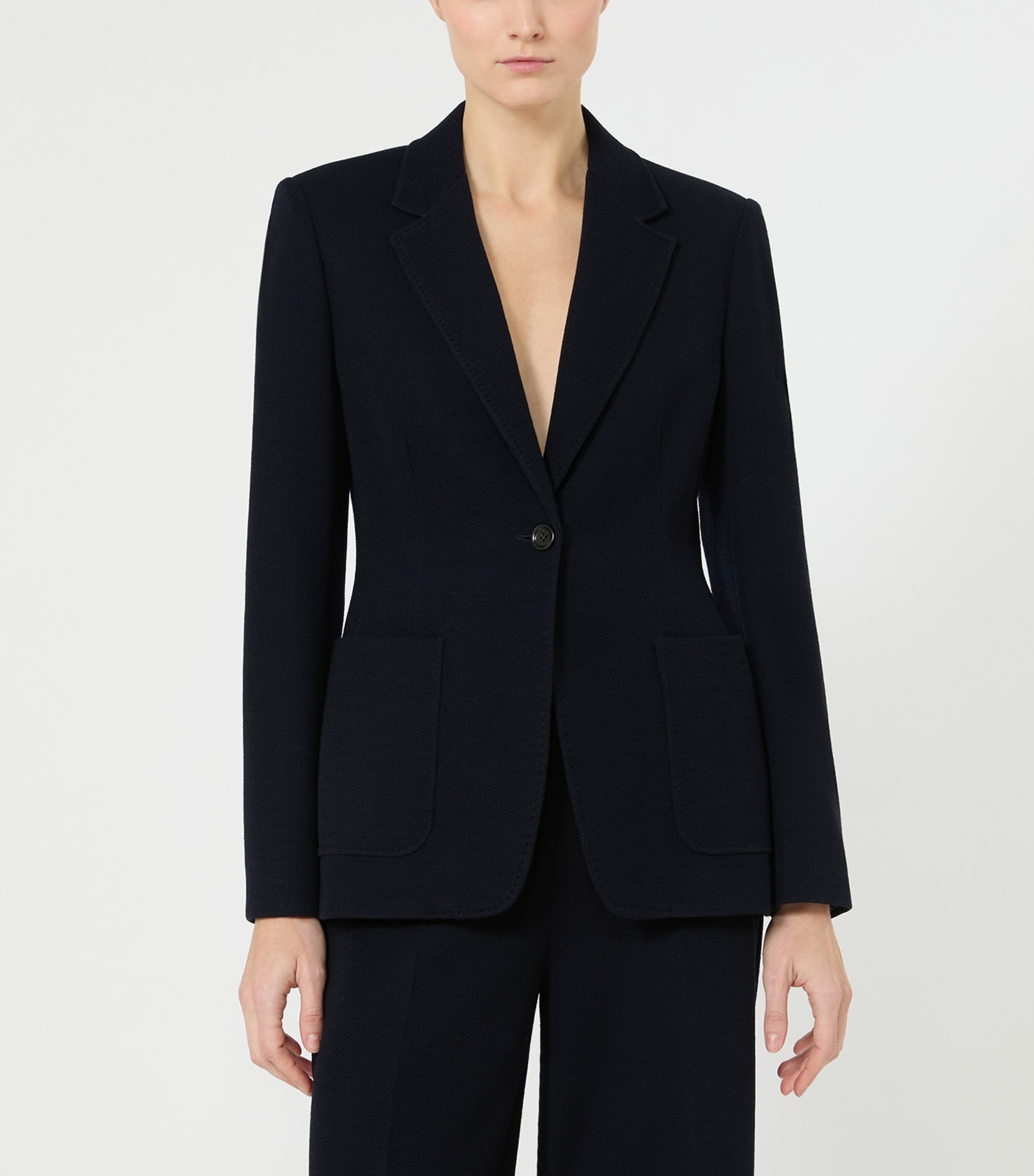 Virgin Wool Single-Breasted Blazer ULTRAMARINE Image 2