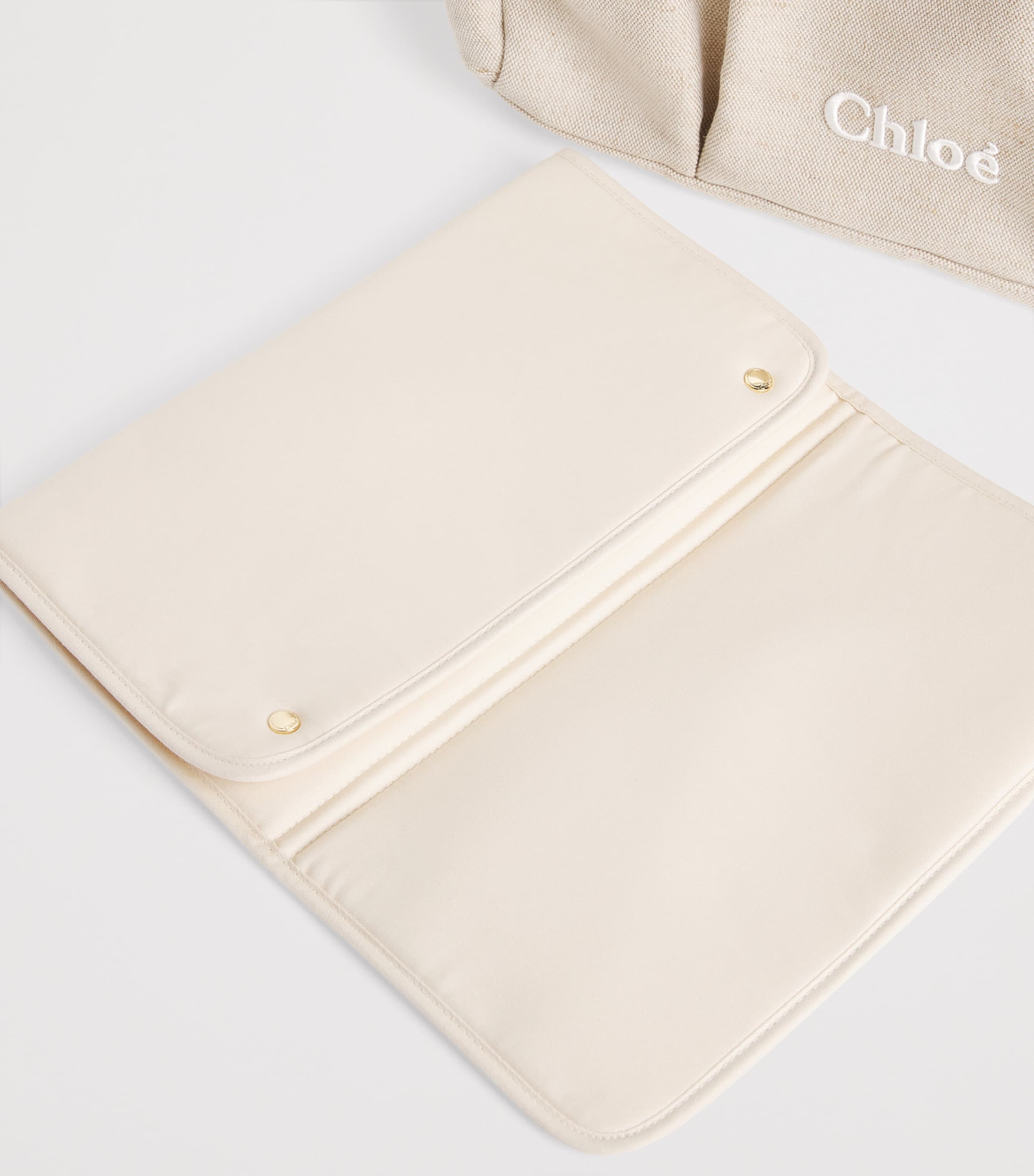Chloé Kids Canvas Logo Changing Bag Image 4