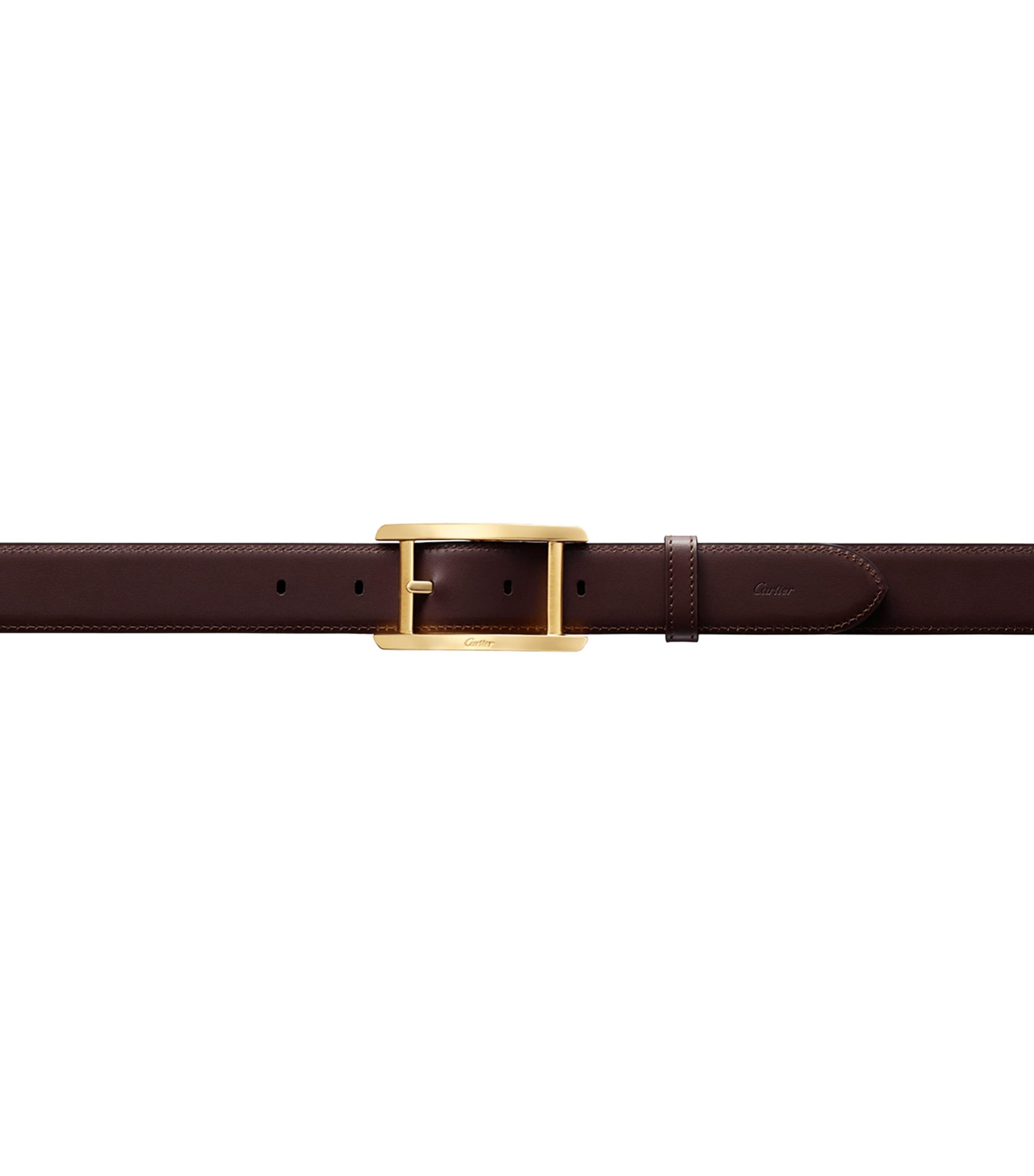 Cartier Leather Tank de Cartier Reversible Belt Black Image 3
