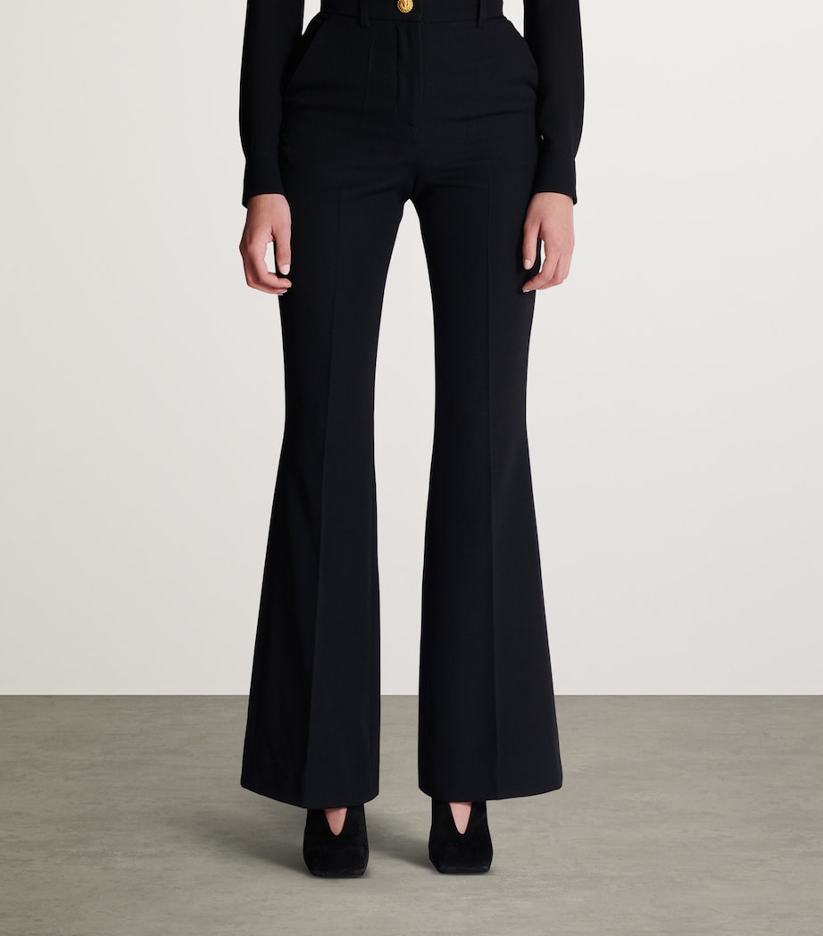 Wool Tailored Trousers 0PA NOIR Image 4