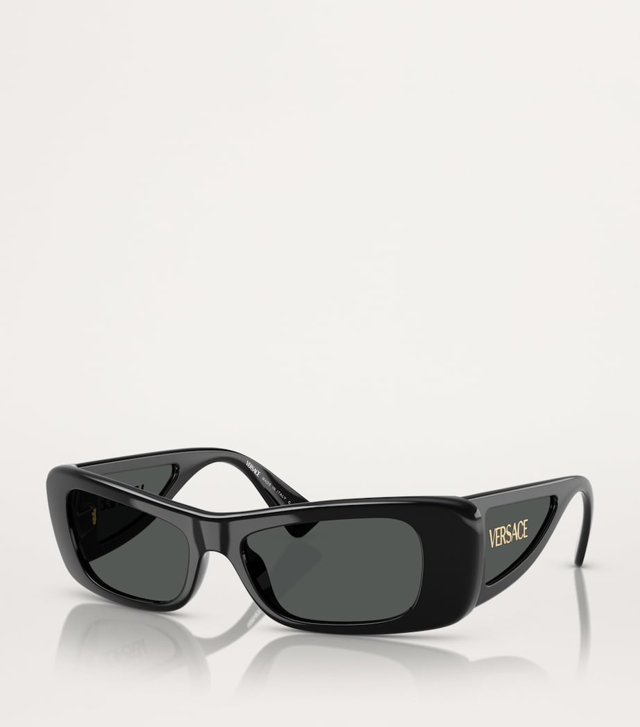 Versace Acetate Rectangular Sunglasses Image 2