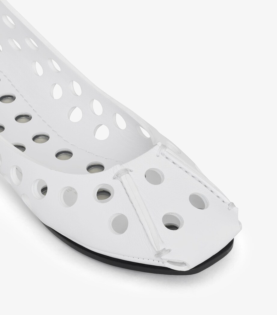 Perforated Ballet Flats BLANC OPTIQUE Image 4